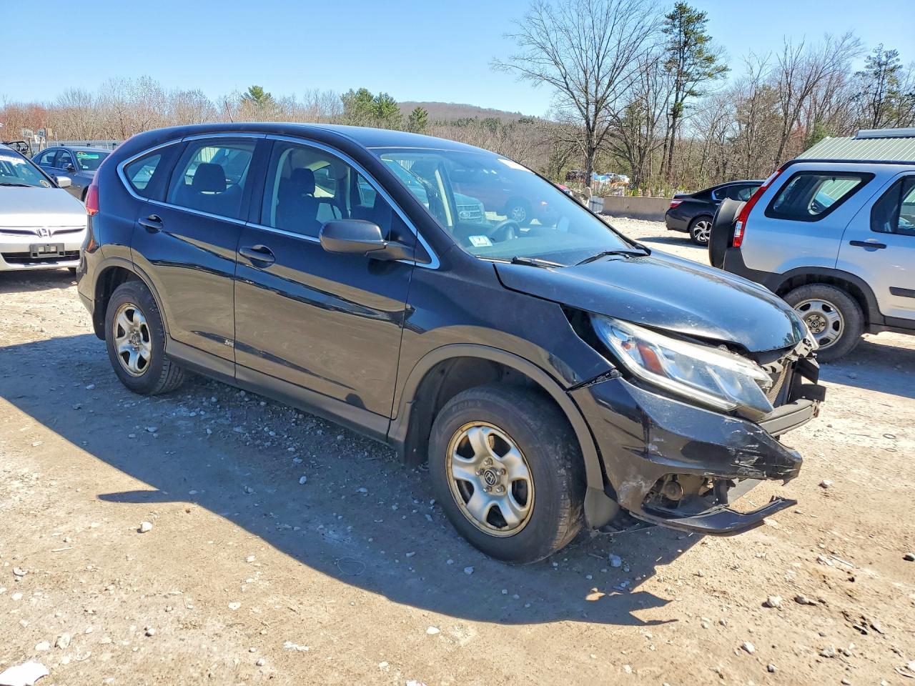 2016 Honda Cr-v Lx Black vin: 3CZRM3H37GG703395