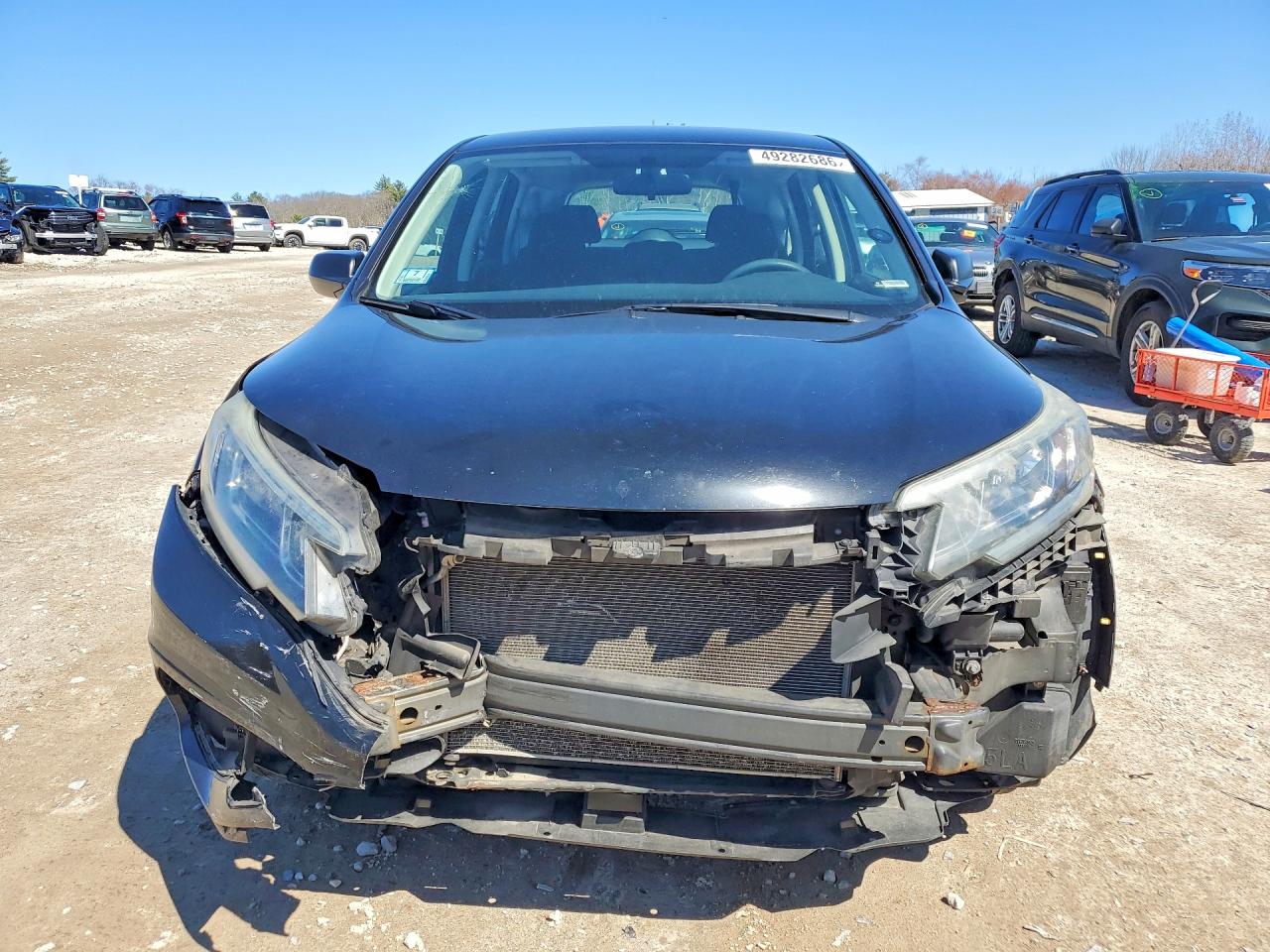 2016 Honda Cr-v Lx Black vin: 3CZRM3H37GG703395