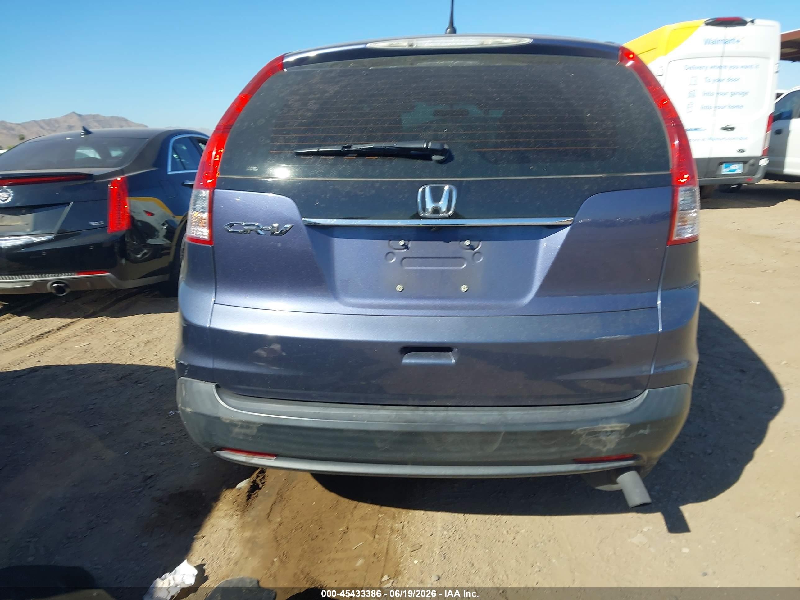 2013 Honda Cr-v Lx Blue vin: 3CZRM3H38DG702462