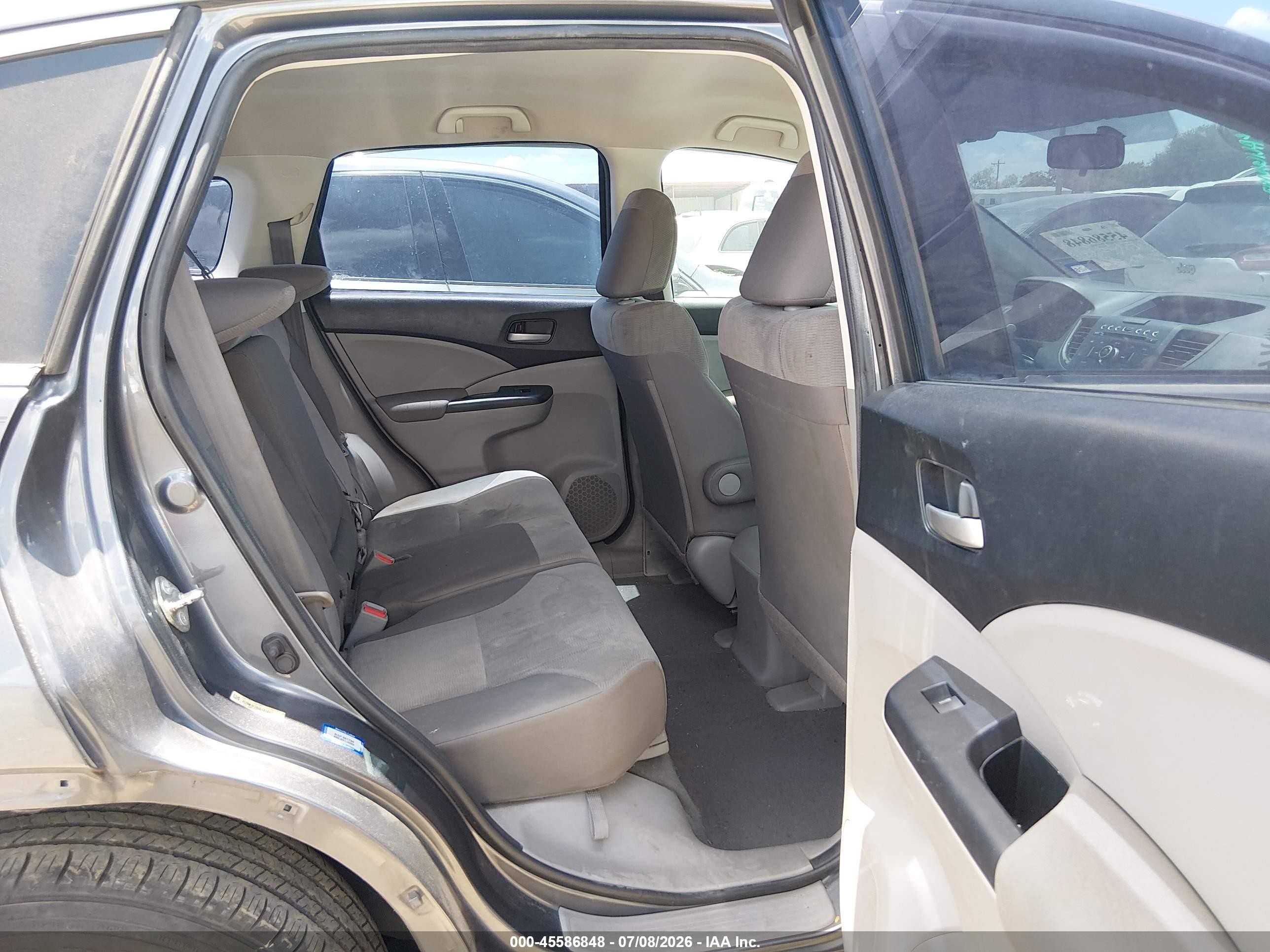 2013 Honda Cr-v Lx Gray vin: 3CZRM3H38DG707662