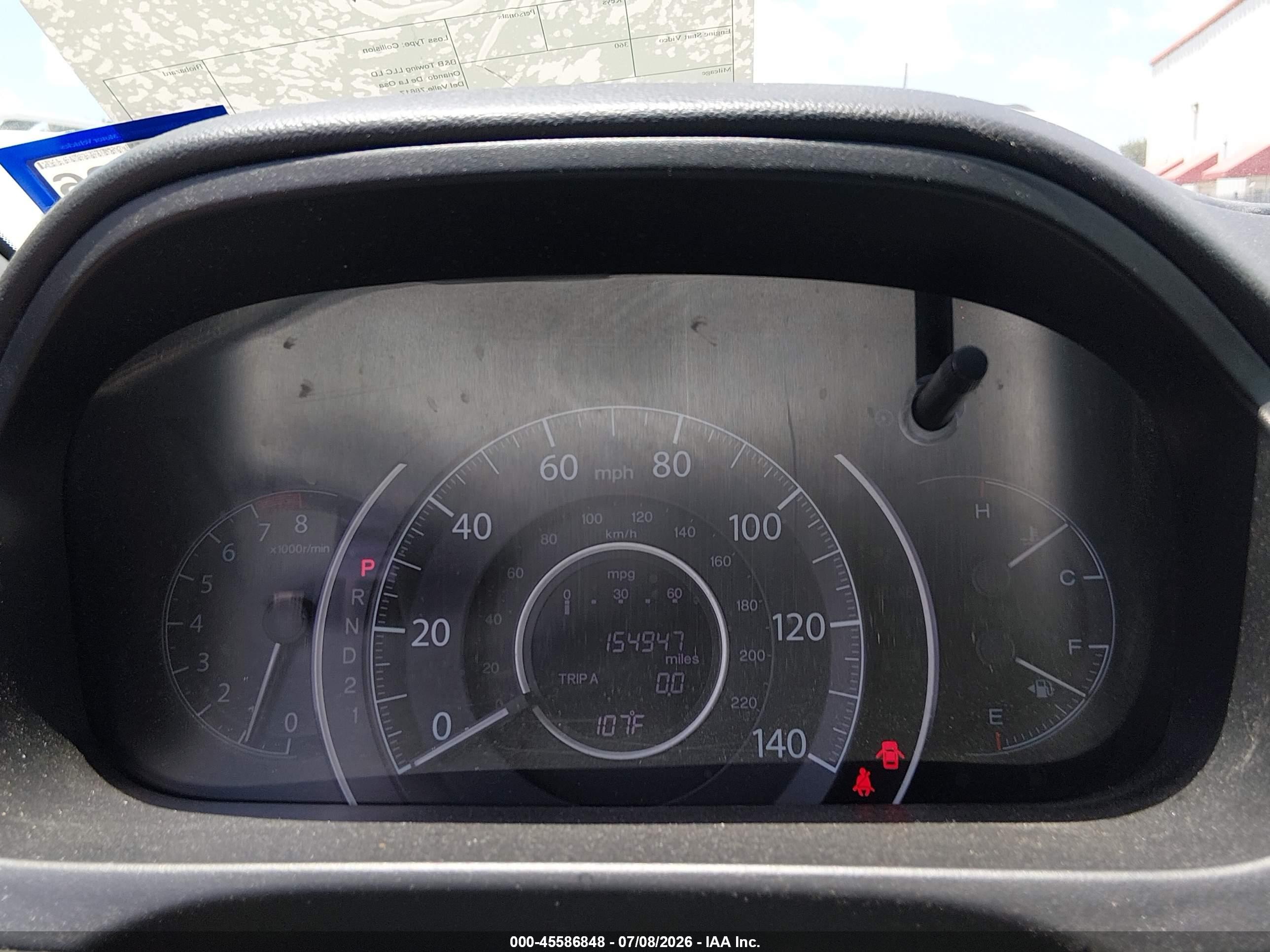 2013 Honda Cr-v Lx Gray vin: 3CZRM3H38DG707662