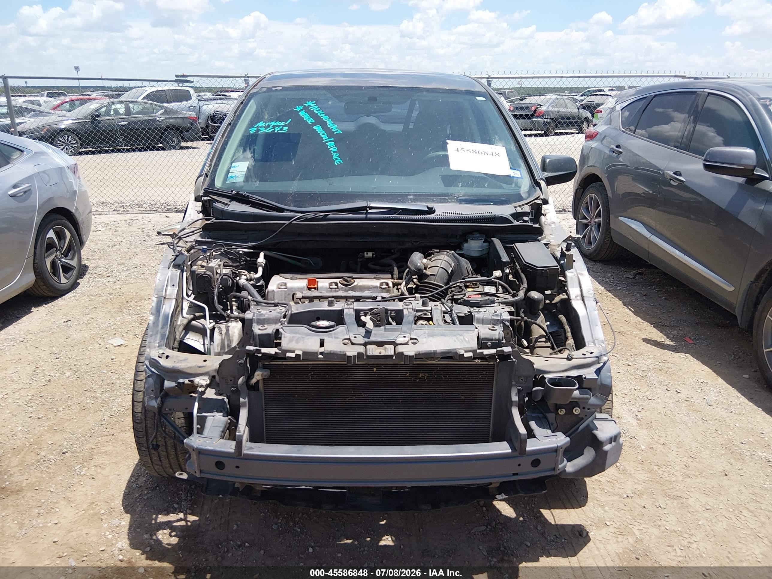 2013 Honda Cr-v Lx Gray vin: 3CZRM3H38DG707662