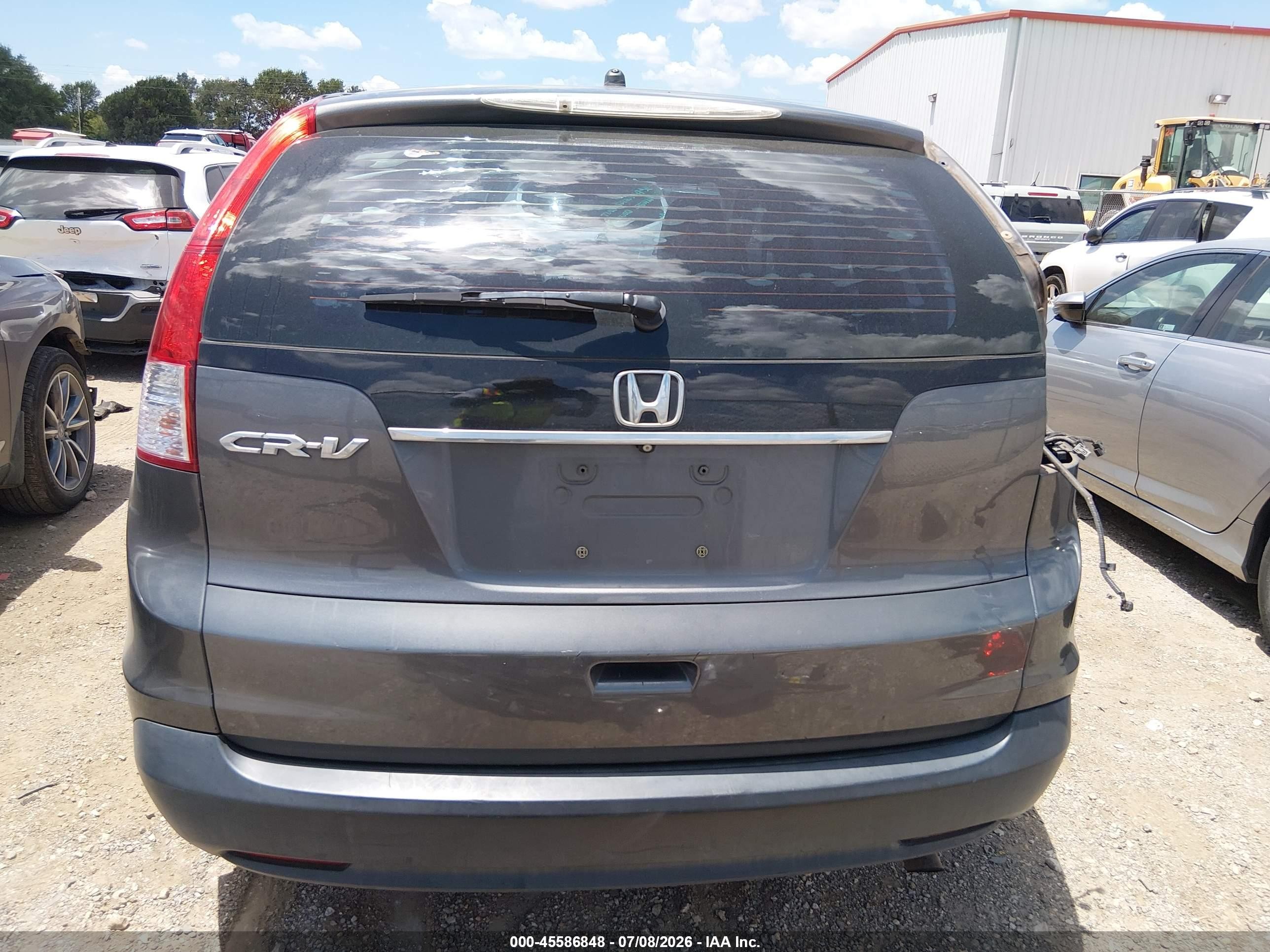 2013 Honda Cr-v Lx Gray vin: 3CZRM3H38DG707662