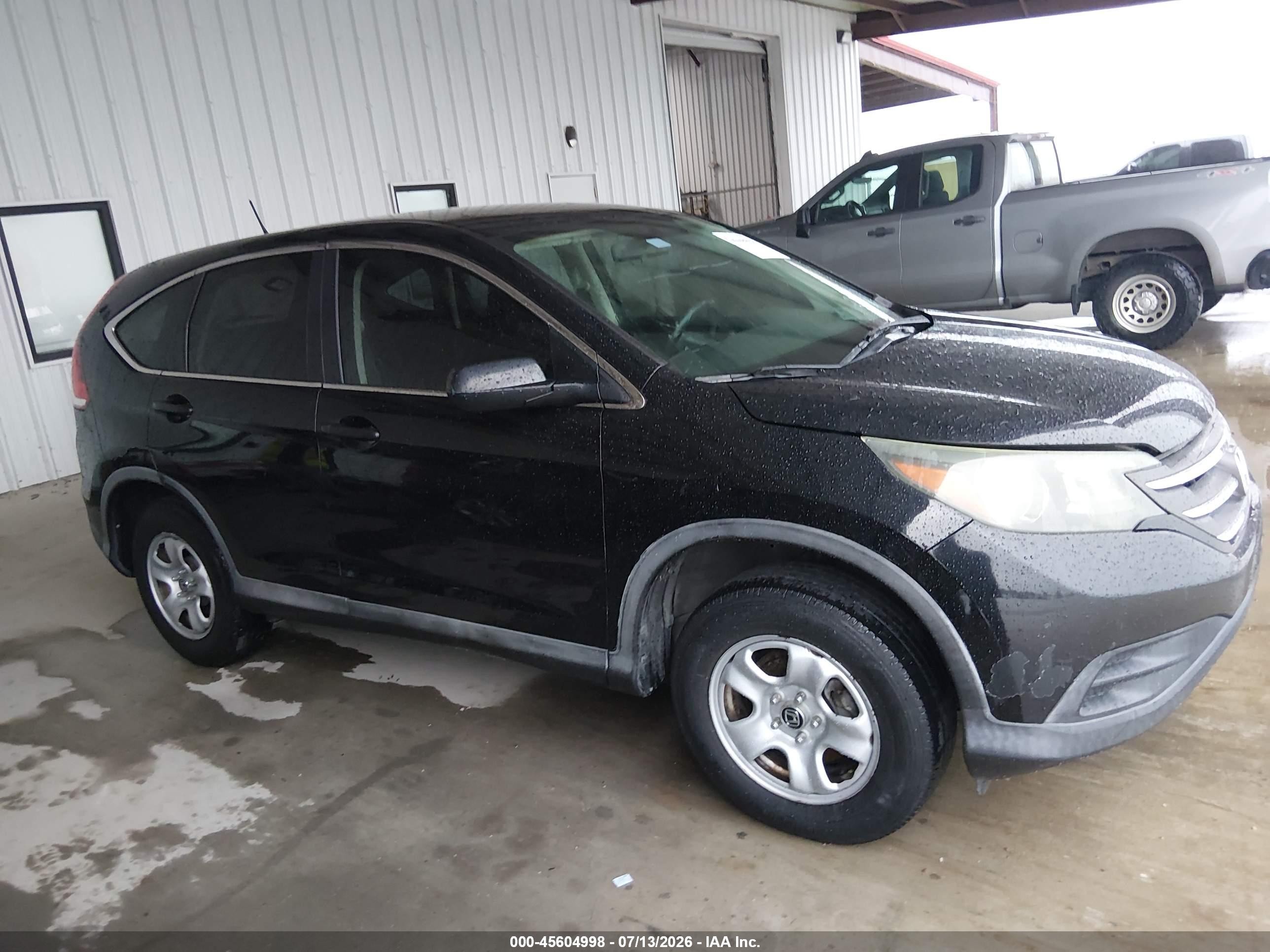 2014 Honda Cr-v Lx Black vin: 3CZRM3H38EG705783