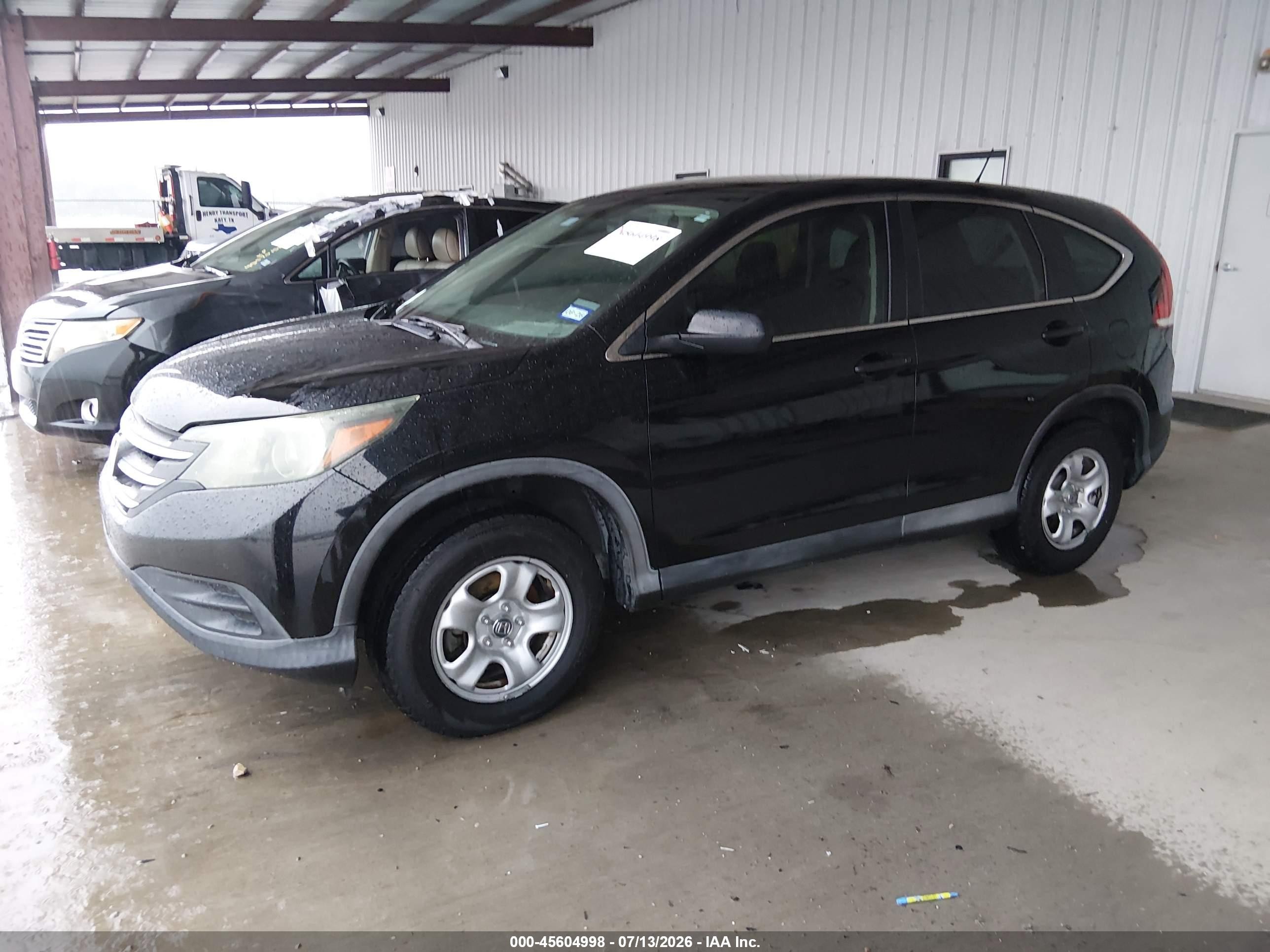 2014 Honda Cr-v Lx Black vin: 3CZRM3H38EG705783