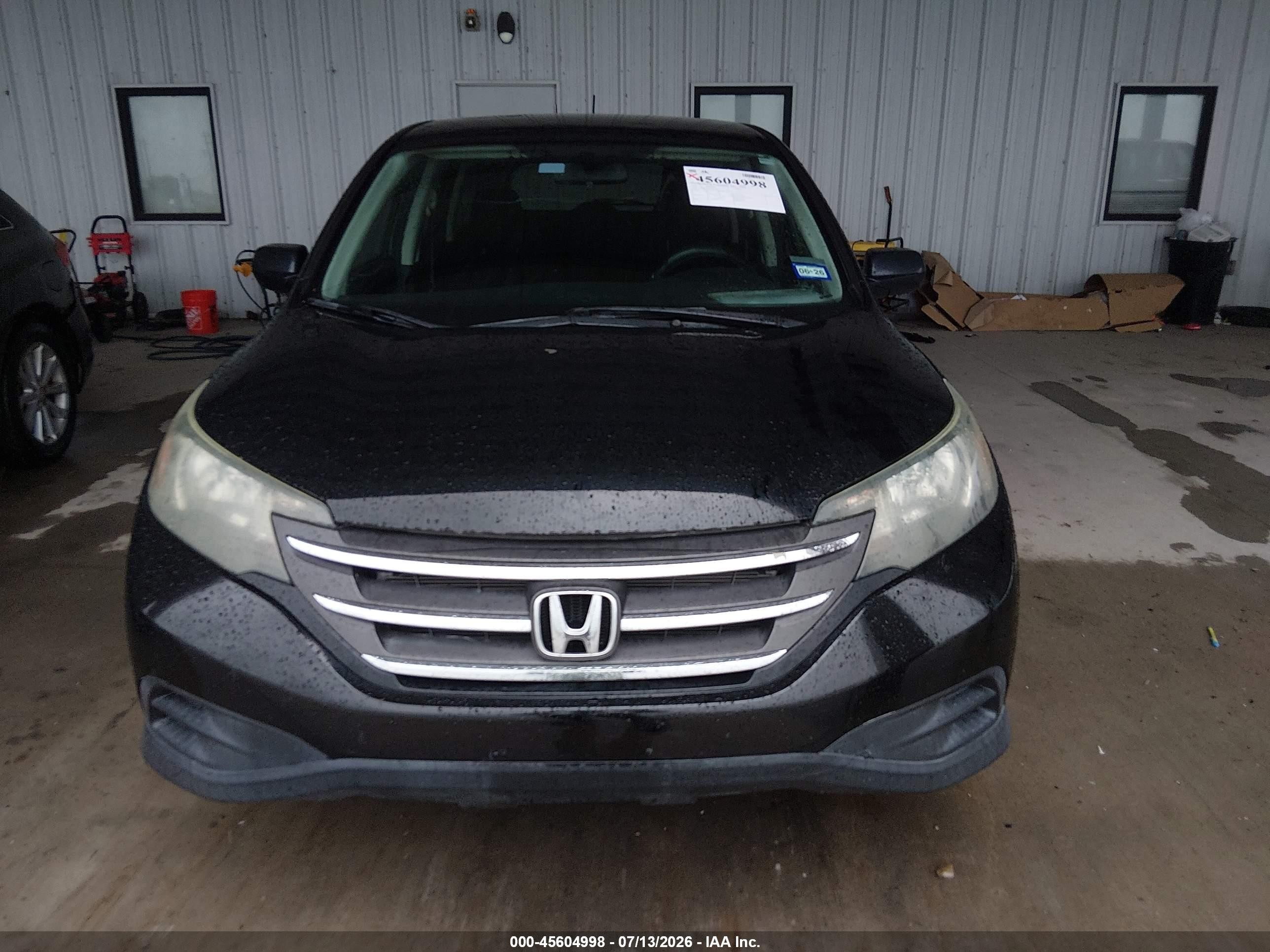 2014 Honda Cr-v Lx Black vin: 3CZRM3H38EG705783