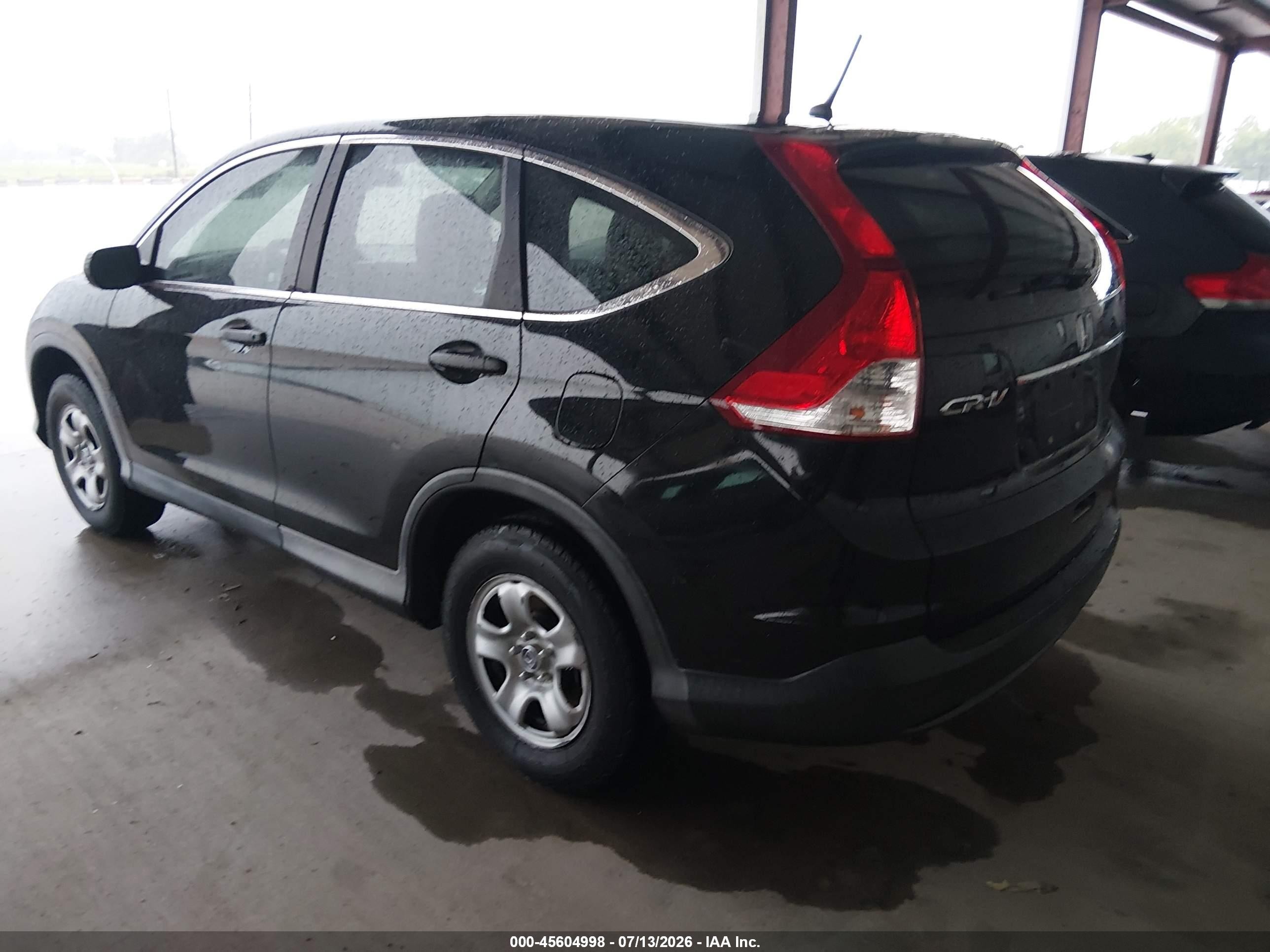 2014 Honda Cr-v Lx Black vin: 3CZRM3H38EG705783