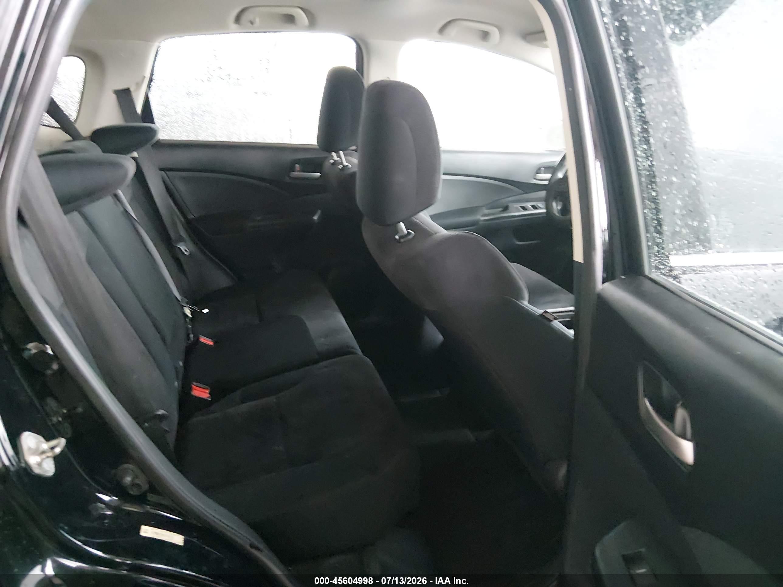 2014 Honda Cr-v Lx Black vin: 3CZRM3H38EG705783