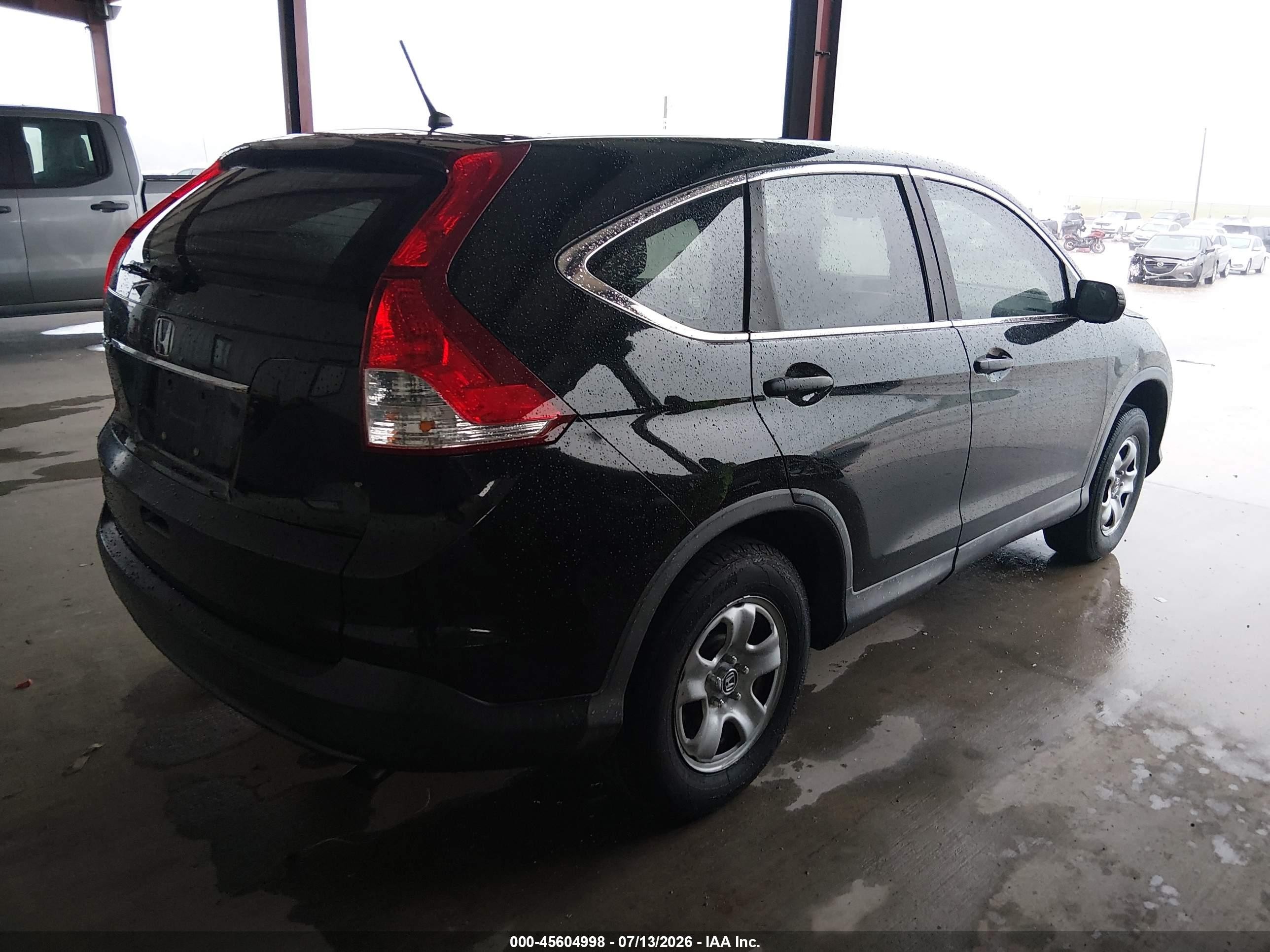 2014 Honda Cr-v Lx Black vin: 3CZRM3H38EG705783