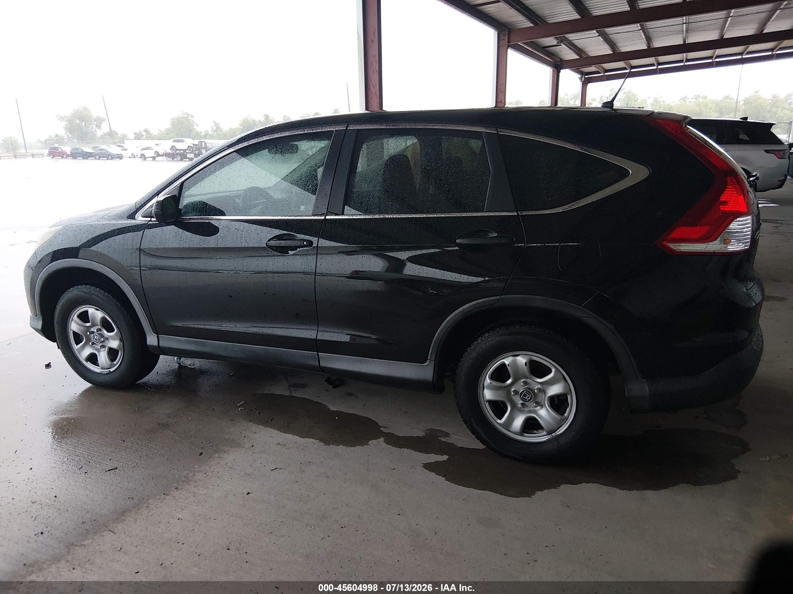 2014 Honda Cr-v Lx Black vin: 3CZRM3H38EG705783