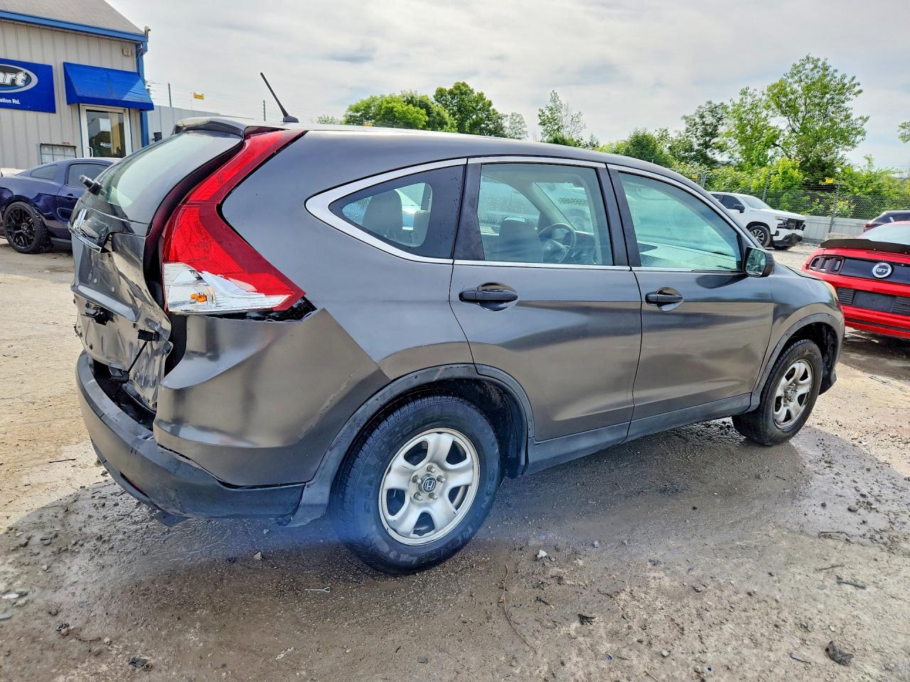 2014 Honda Cr-v Lx Gray vin: 3CZRM3H38EG707680
