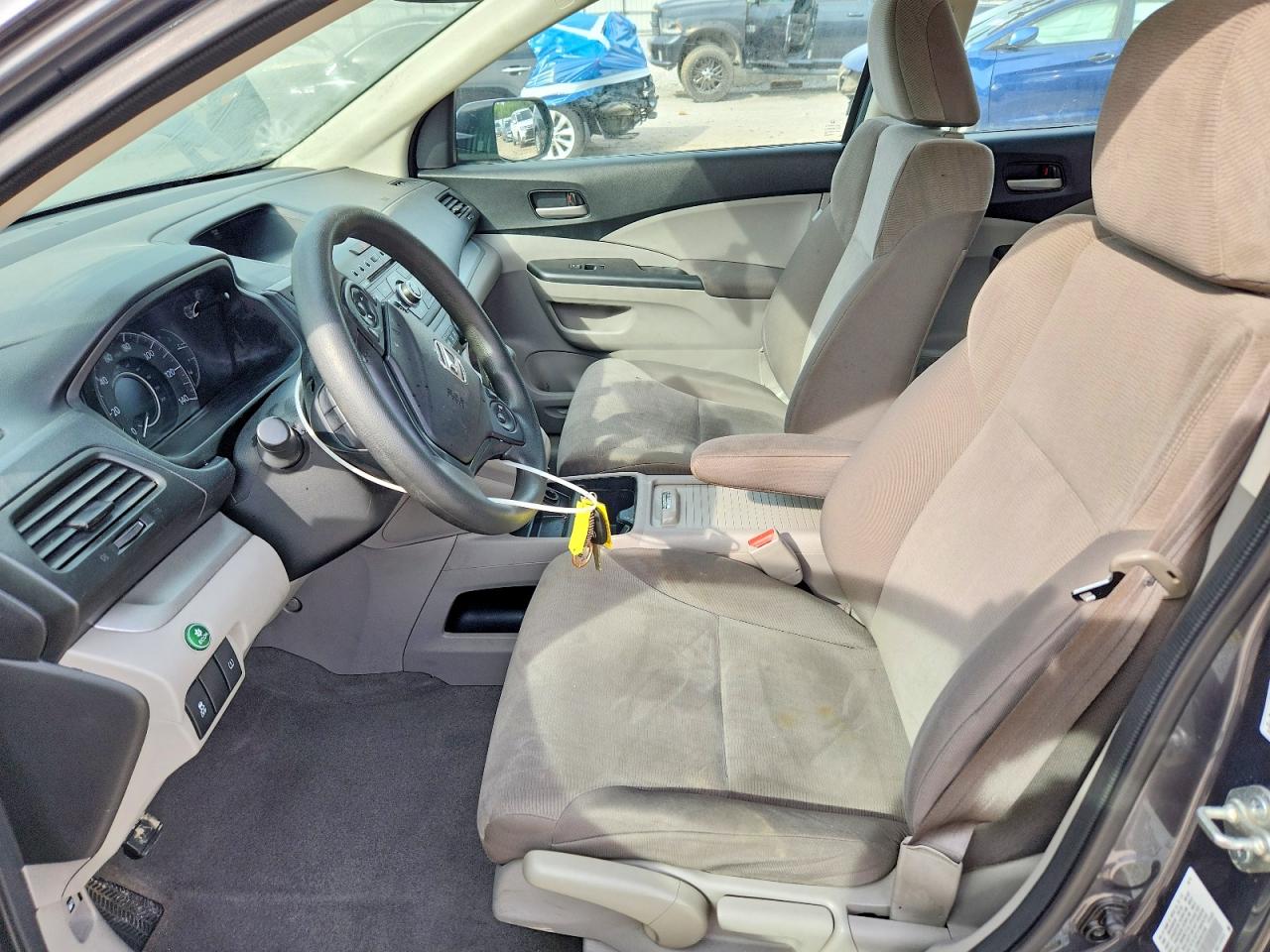 2014 Honda Cr-v Lx Gray vin: 3CZRM3H38EG707680