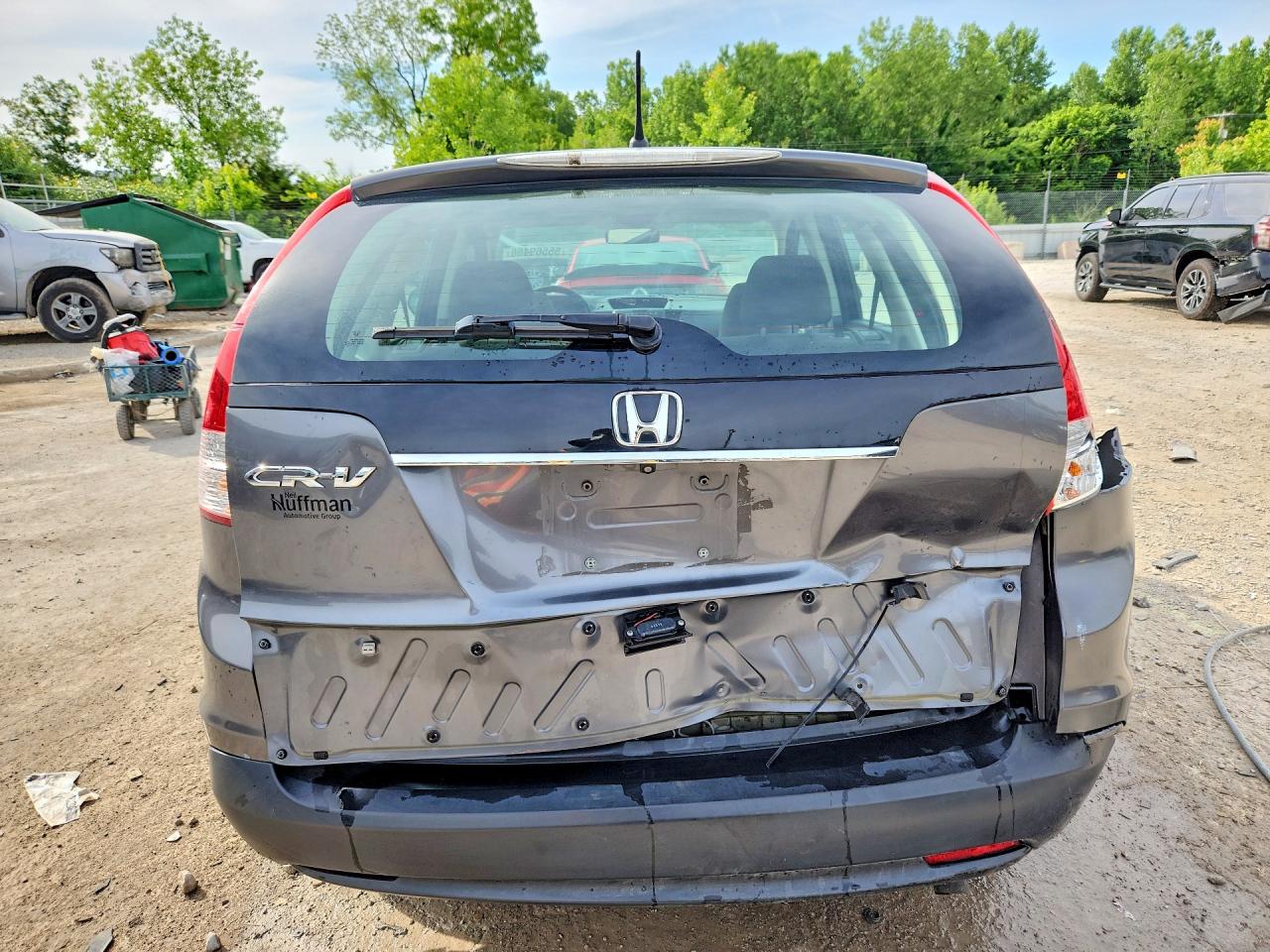 2014 Honda Cr-v Lx Gray vin: 3CZRM3H38EG707680