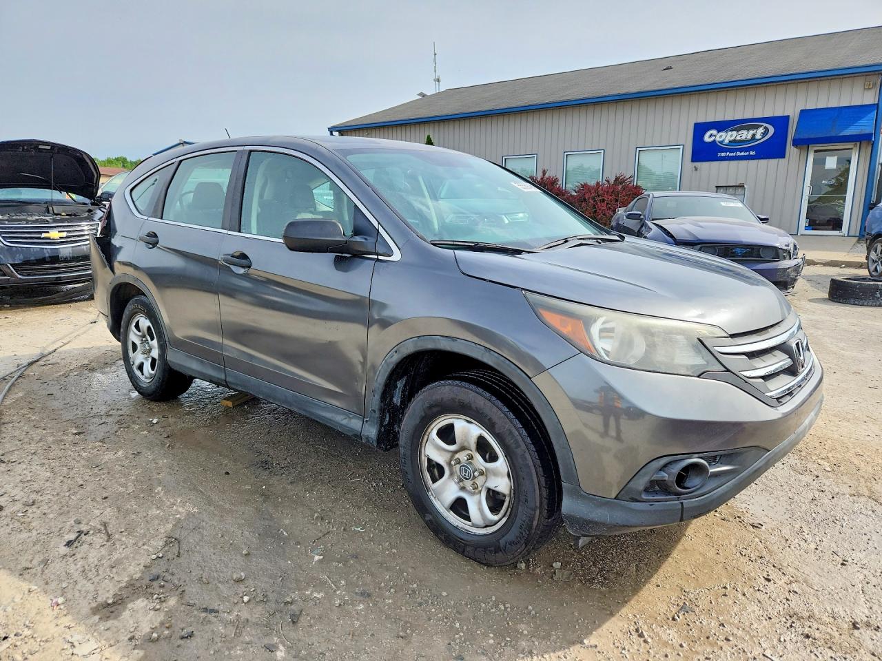 2014 Honda Cr-v Lx Gray vin: 3CZRM3H38EG707680