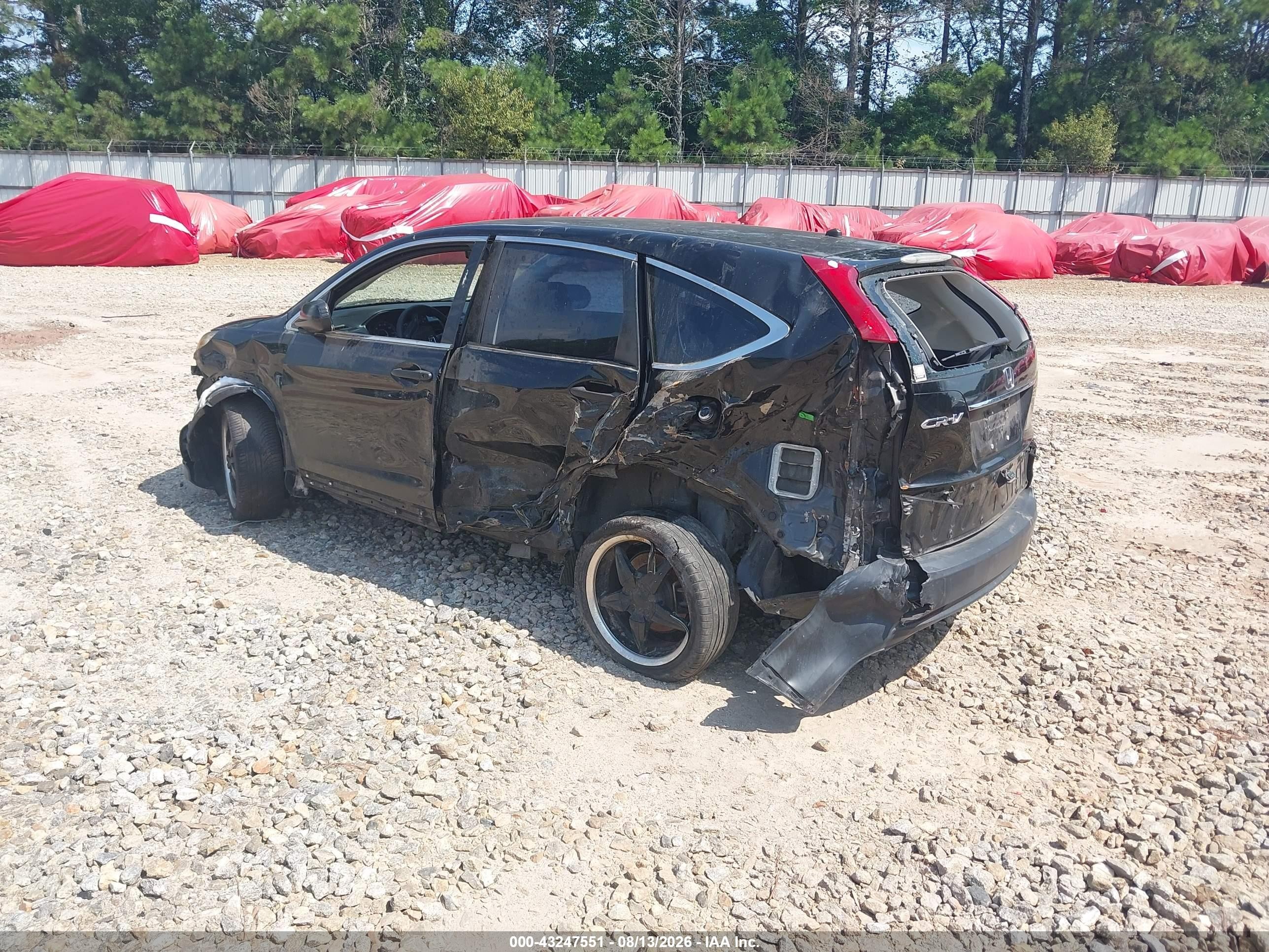 2014 Honda Cr-v Lx Черный vin: 3CZRM3H38EG709235
