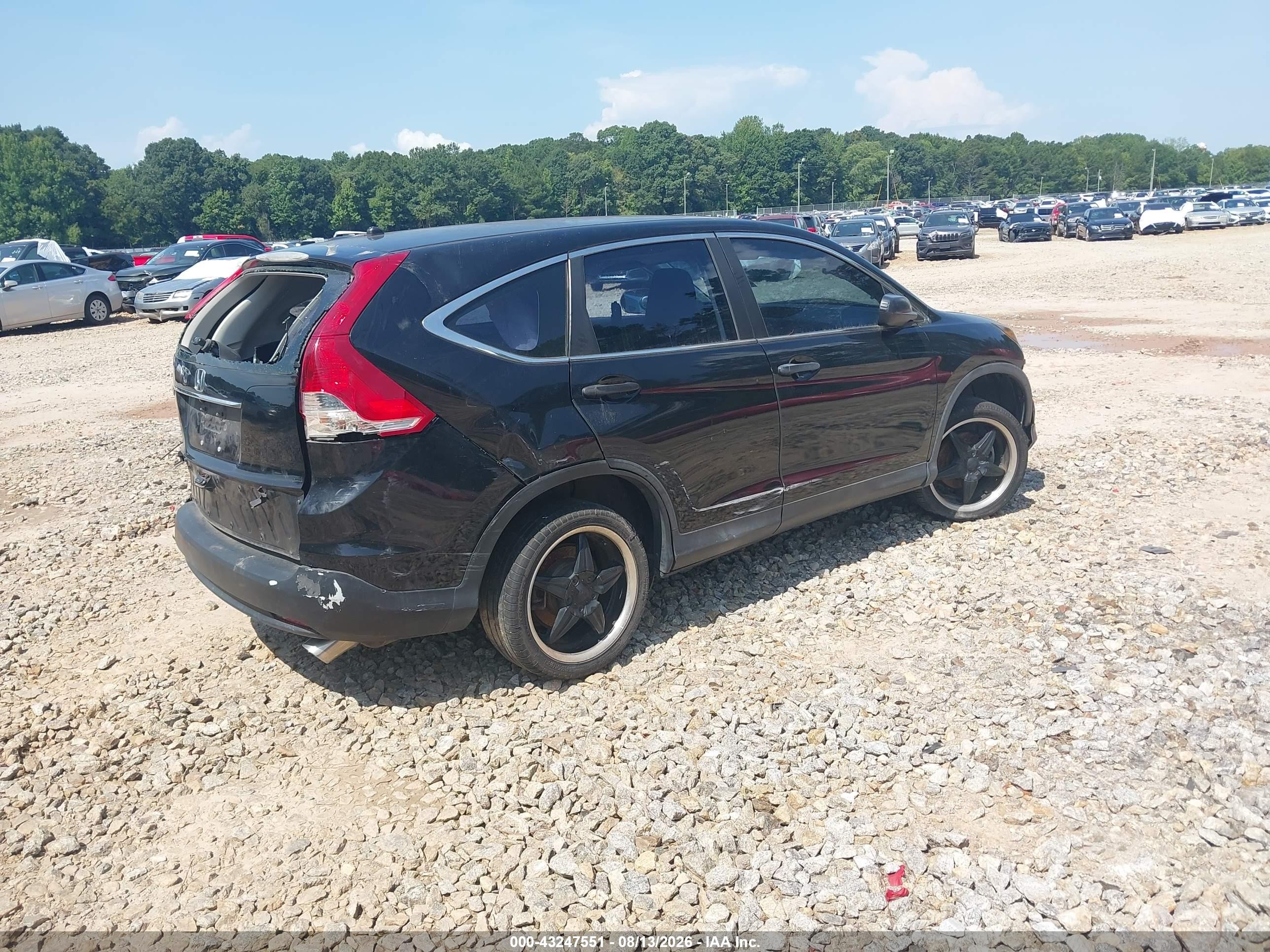 2014 Honda Cr-v Lx Черный vin: 3CZRM3H38EG709235