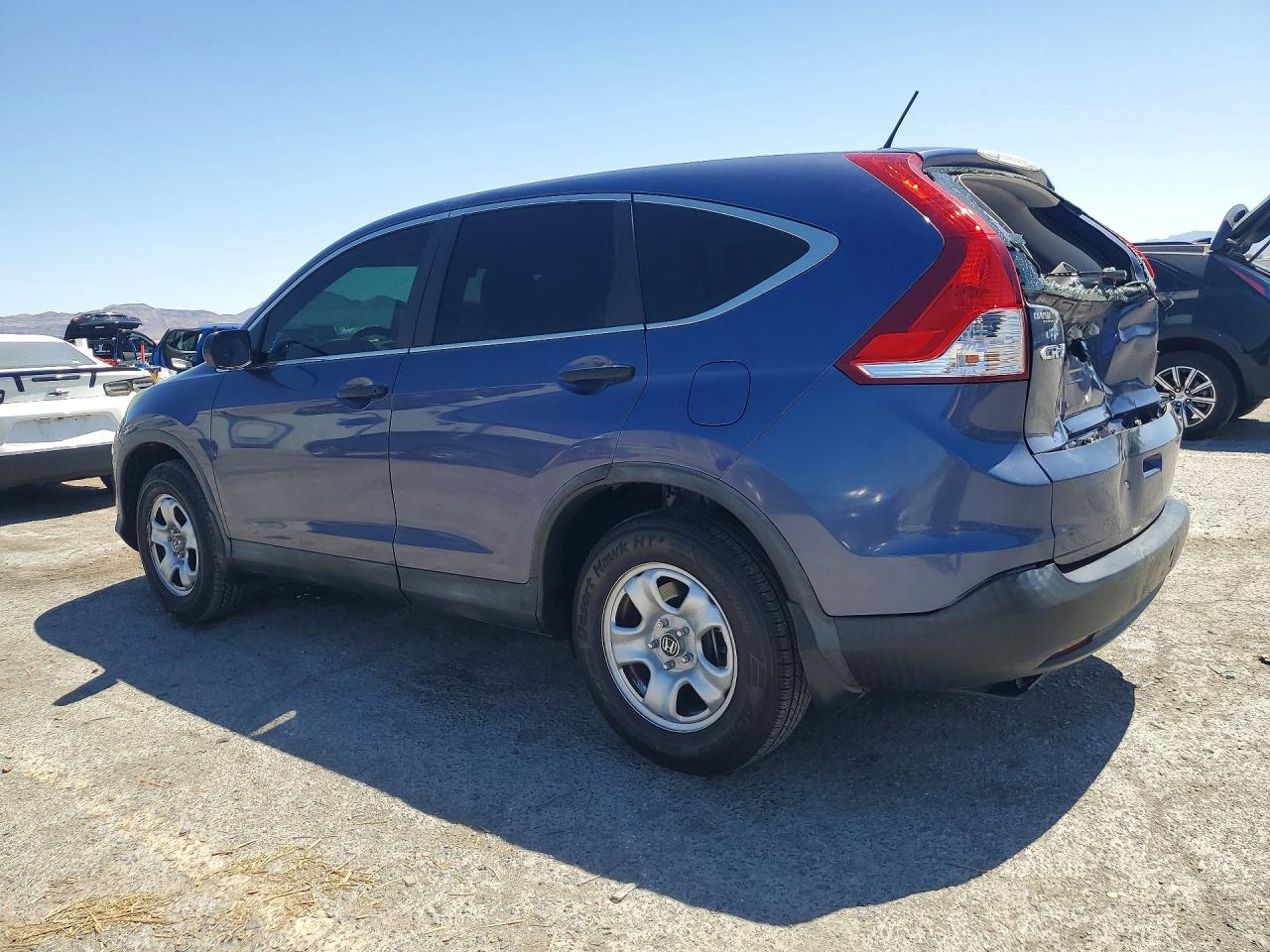 2014 Honda Cr-v Lx Blue vin: 3CZRM3H38EG712507