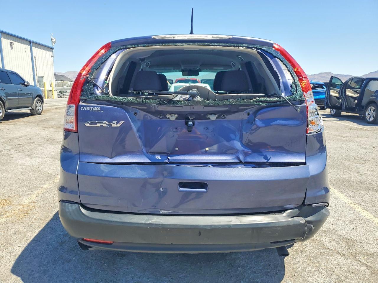 2014 Honda Cr-v Lx Blue vin: 3CZRM3H38EG712507