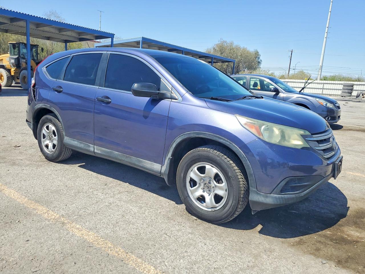 2014 Honda Cr-v Lx Blue vin: 3CZRM3H38EG712507