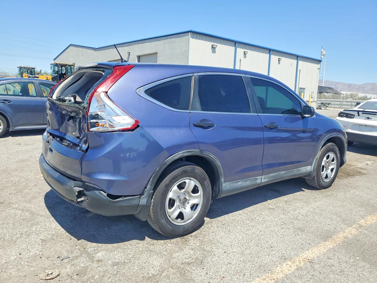 2014 Honda Cr-v Lx Blue vin: 3CZRM3H38EG712507