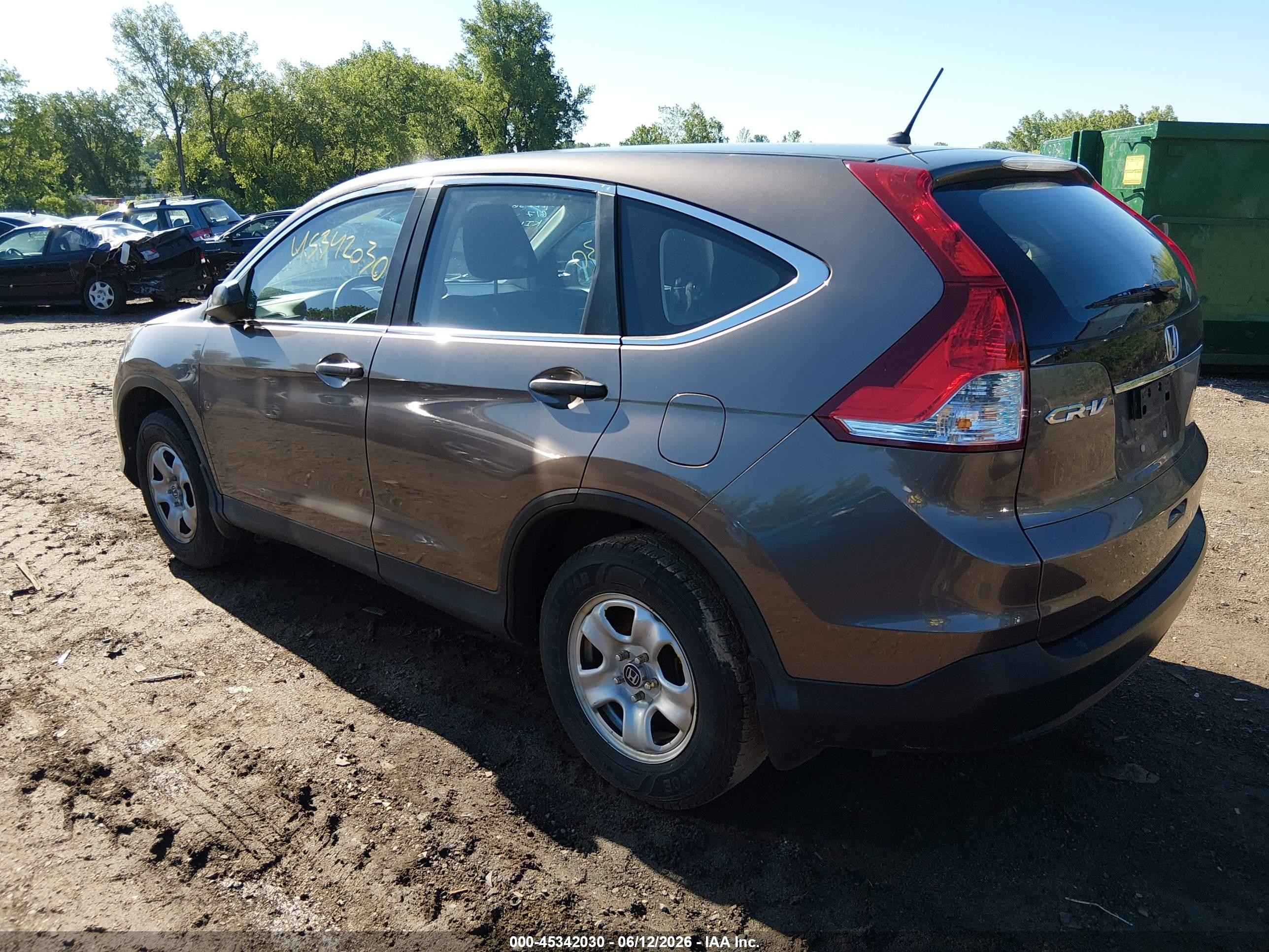 2014 Honda Cr-v Lx Коричневый vin: 3CZRM3H38EG712698