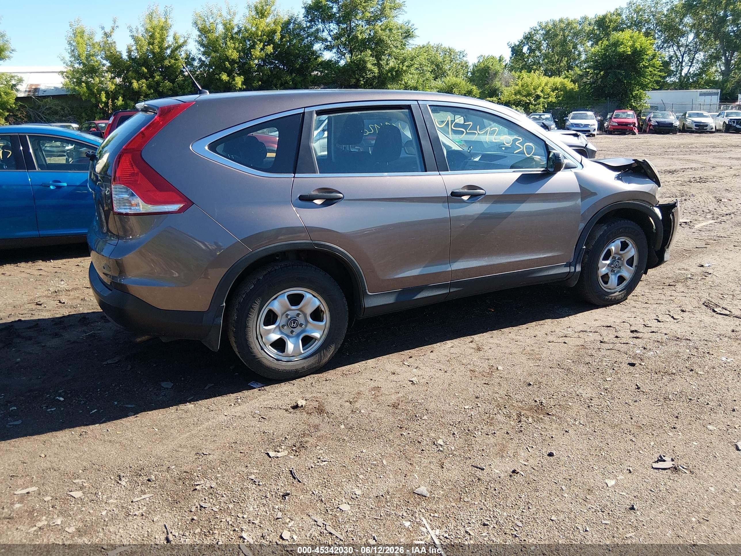 2014 Honda Cr-v Lx Коричневый vin: 3CZRM3H38EG712698