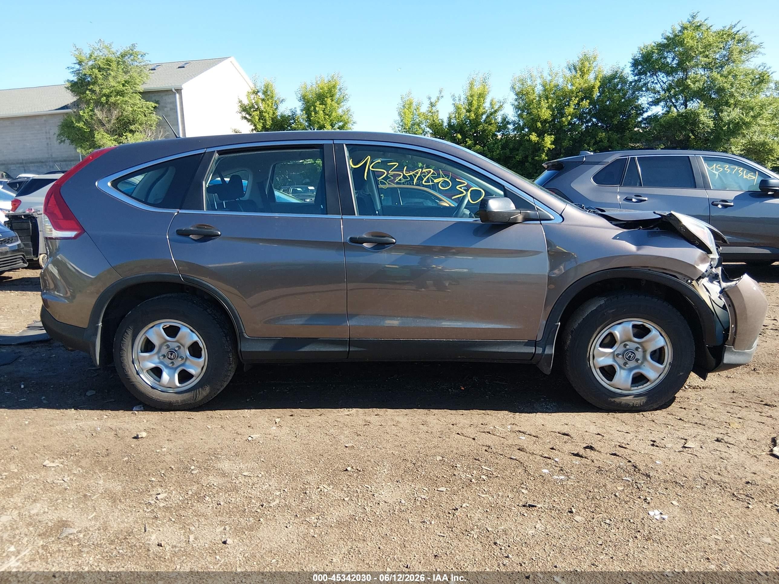2014 Honda Cr-v Lx Коричневый vin: 3CZRM3H38EG712698