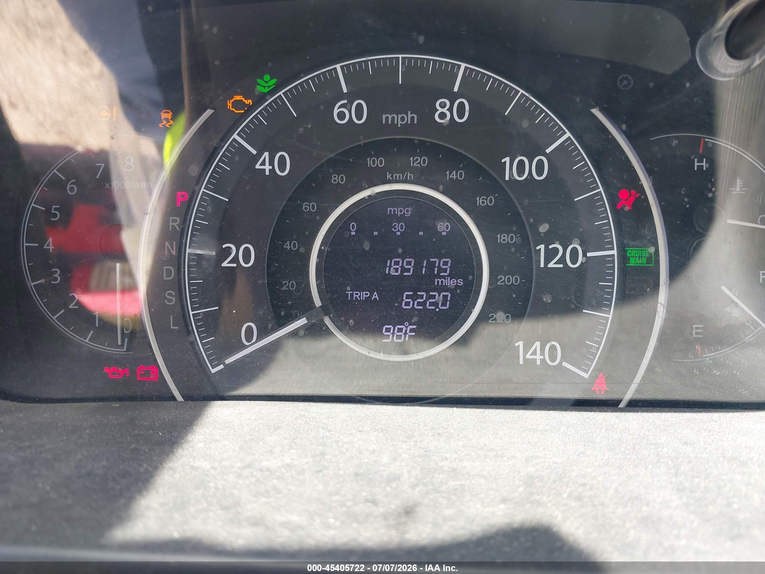 2015 Honda Cr-v Lx Серый vin: 3CZRM3H38FG700603