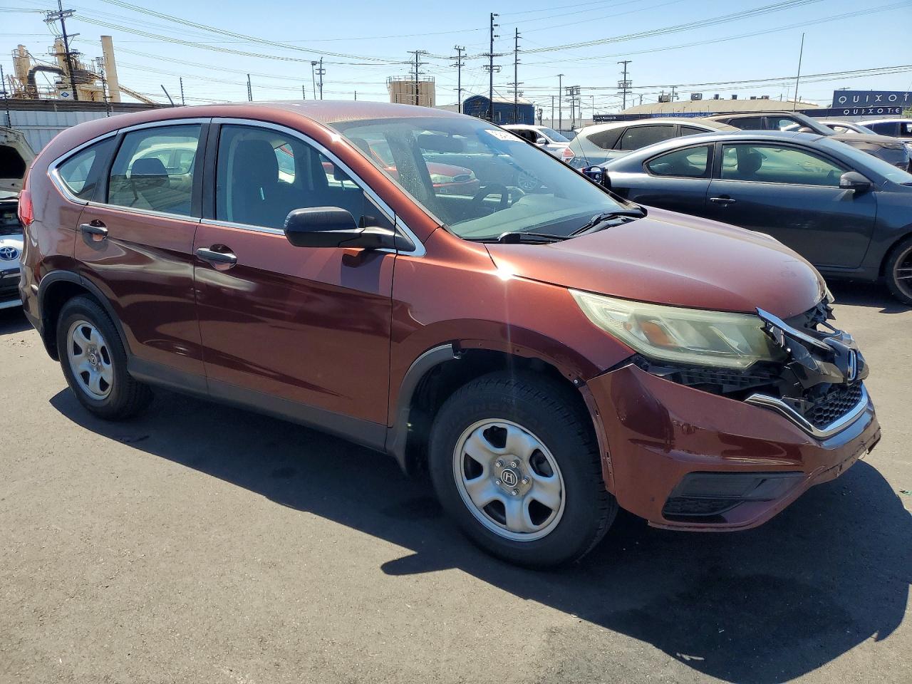 2015 Honda Cr-v Lx Brown vin: 3CZRM3H38FG707535
