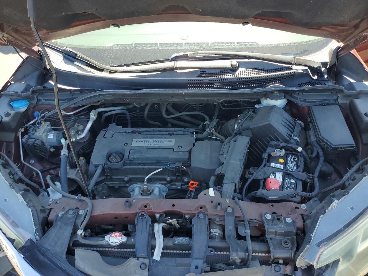 2015 Honda Cr-v Lx Brown vin: 3CZRM3H38FG707535