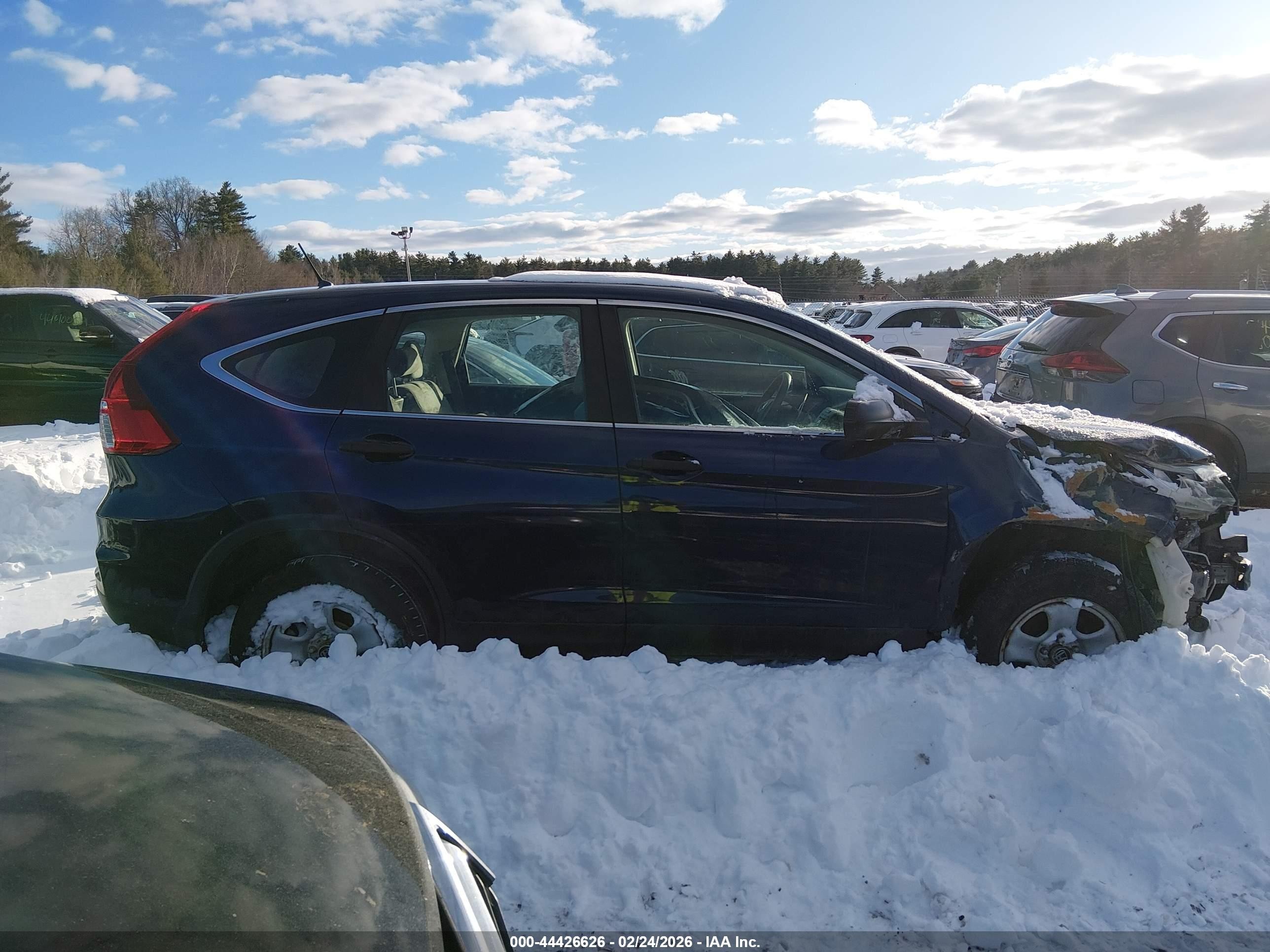 2015 Honda Cr-v Lx Черный vin: 3CZRM3H38FG708636
