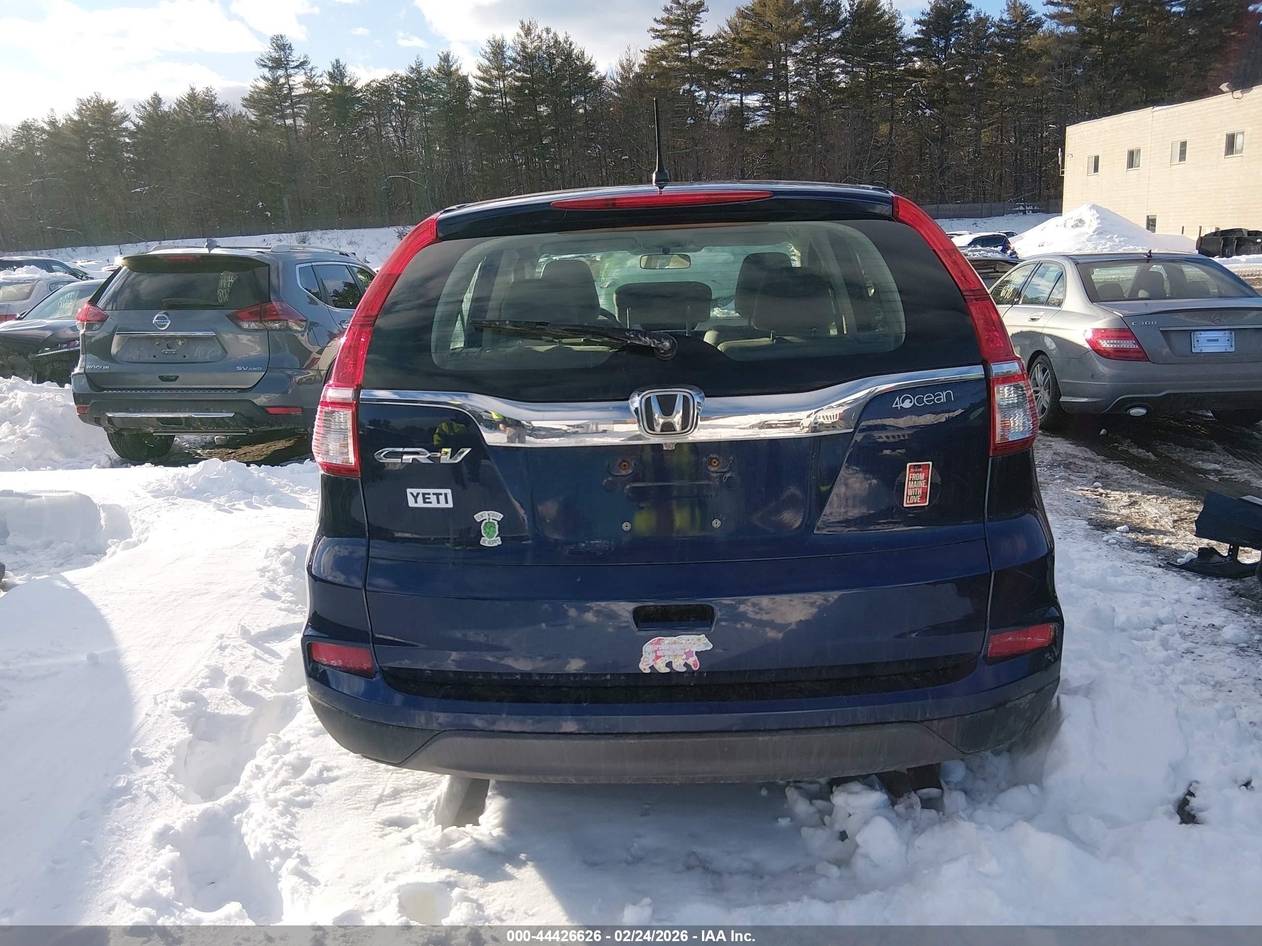 2015 Honda Cr-v Lx Черный vin: 3CZRM3H38FG708636