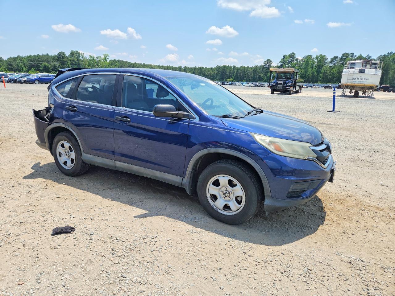 2015 Honda Cr-v Lx Blue vin: 3CZRM3H38FG709933