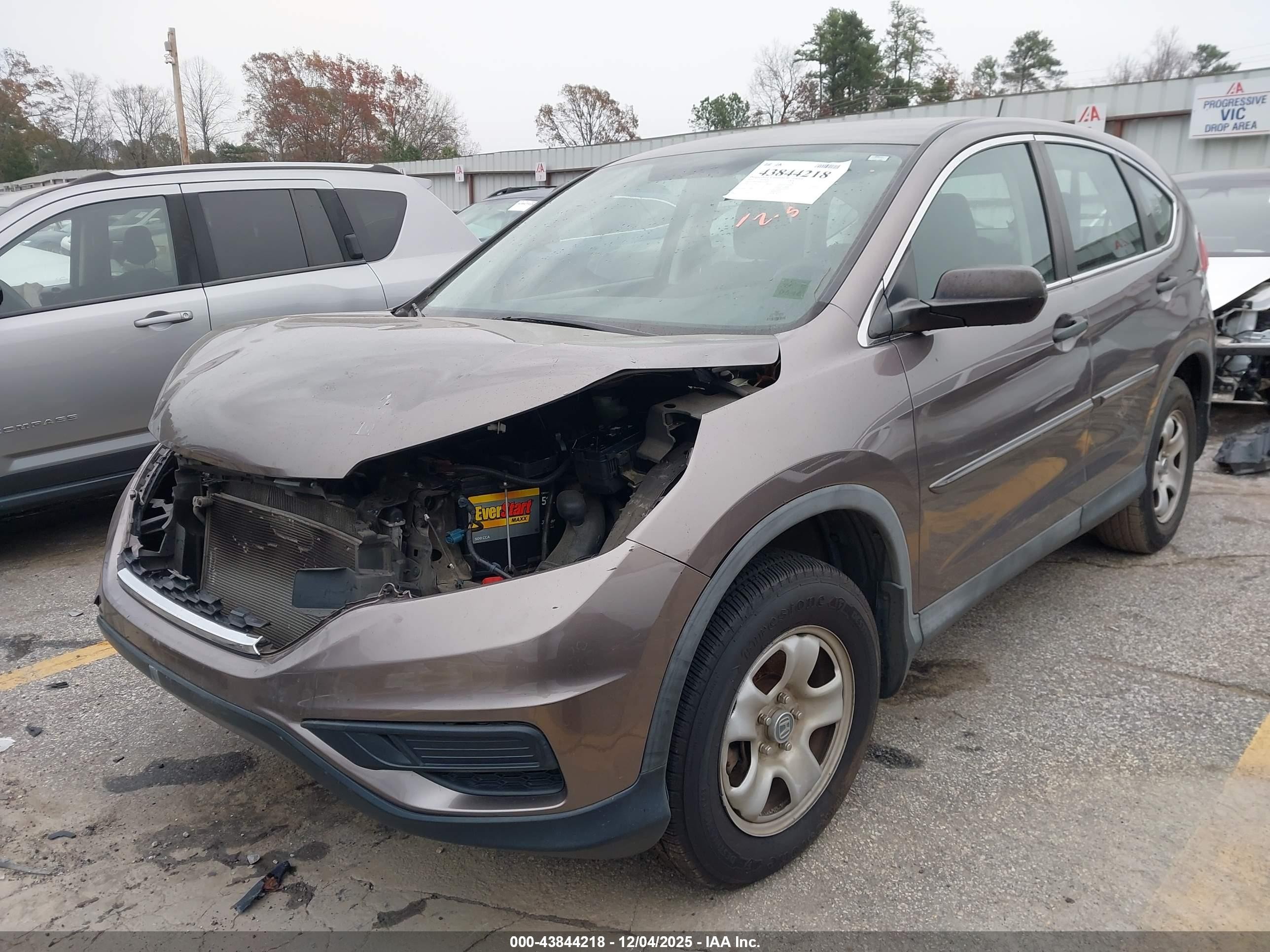2015 Honda Cr-v Lx Champagne vin: 3CZRM3H38FG716283