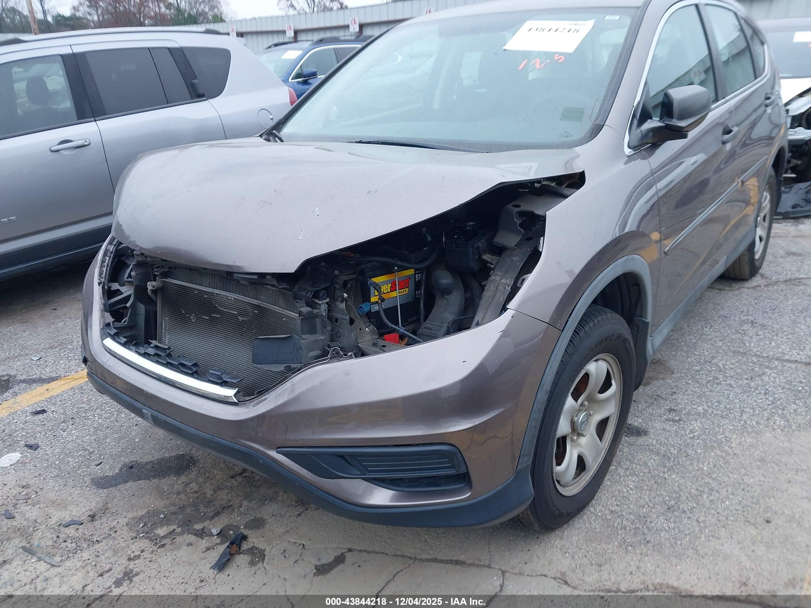 2015 Honda Cr-v Lx Champagne vin: 3CZRM3H38FG716283