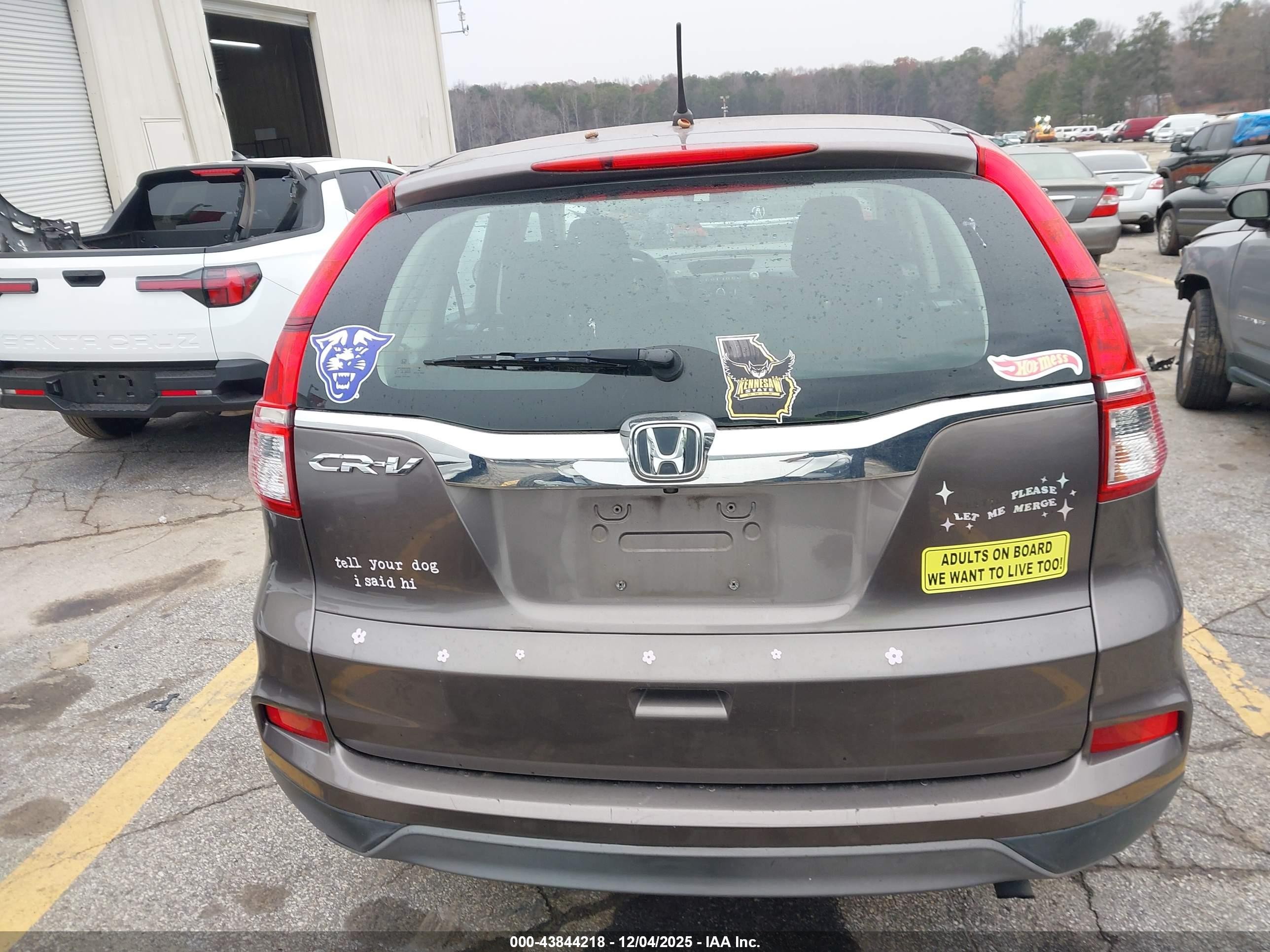 2015 Honda Cr-v Lx Champagne vin: 3CZRM3H38FG716283