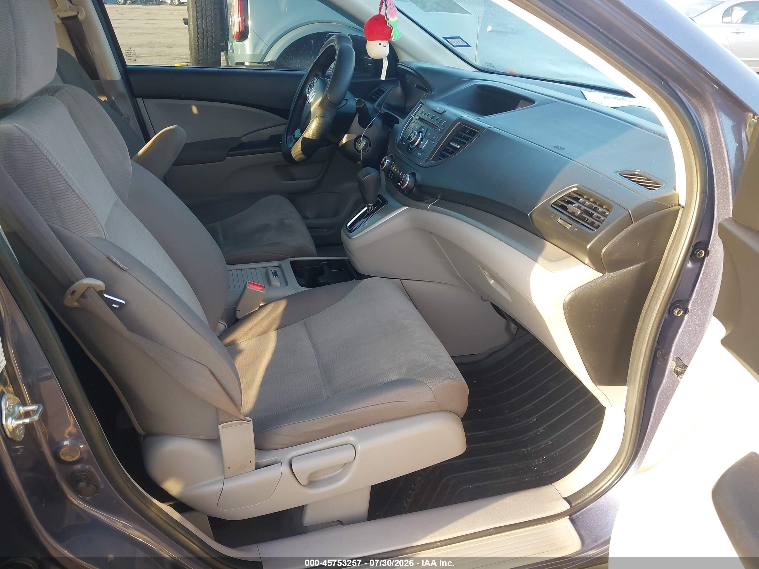 2012 Honda Cr-v Lx Blue vin: 3CZRM3H39CG700038