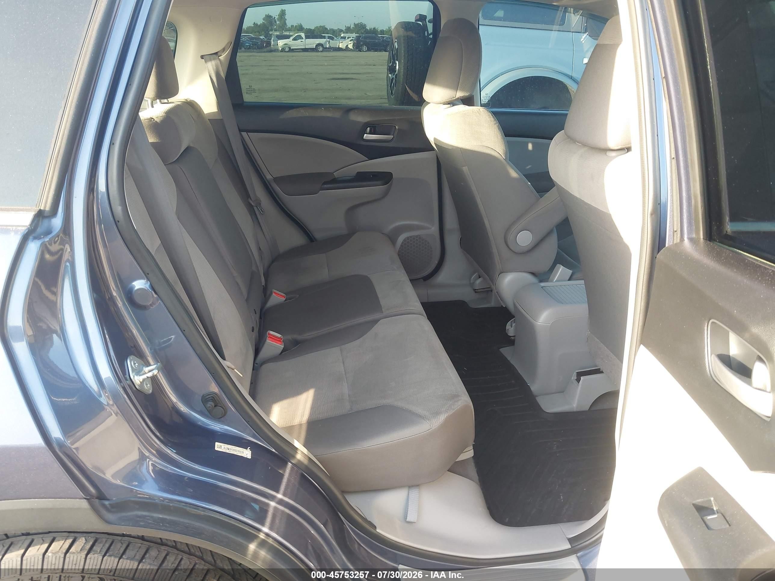 2012 Honda Cr-v Lx Blue vin: 3CZRM3H39CG700038