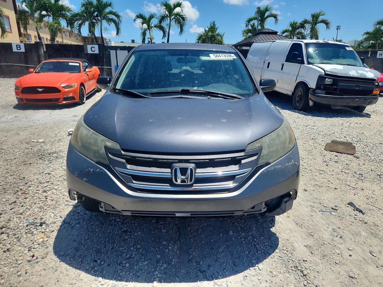 2012 Honda Cr-v Lx Gray vin: 3CZRM3H39CG700461