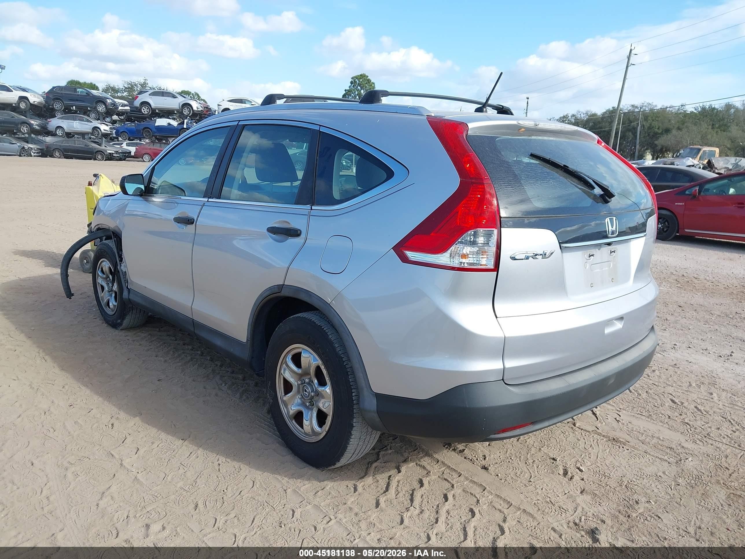 2013 Honda Cr-v Lx Silver vin: 3CZRM3H39DG703037