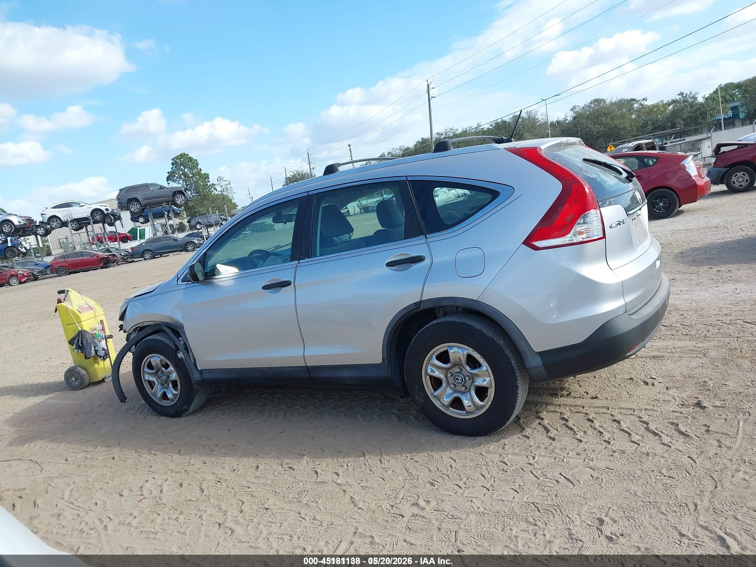 2013 Honda Cr-v Lx Silver vin: 3CZRM3H39DG703037
