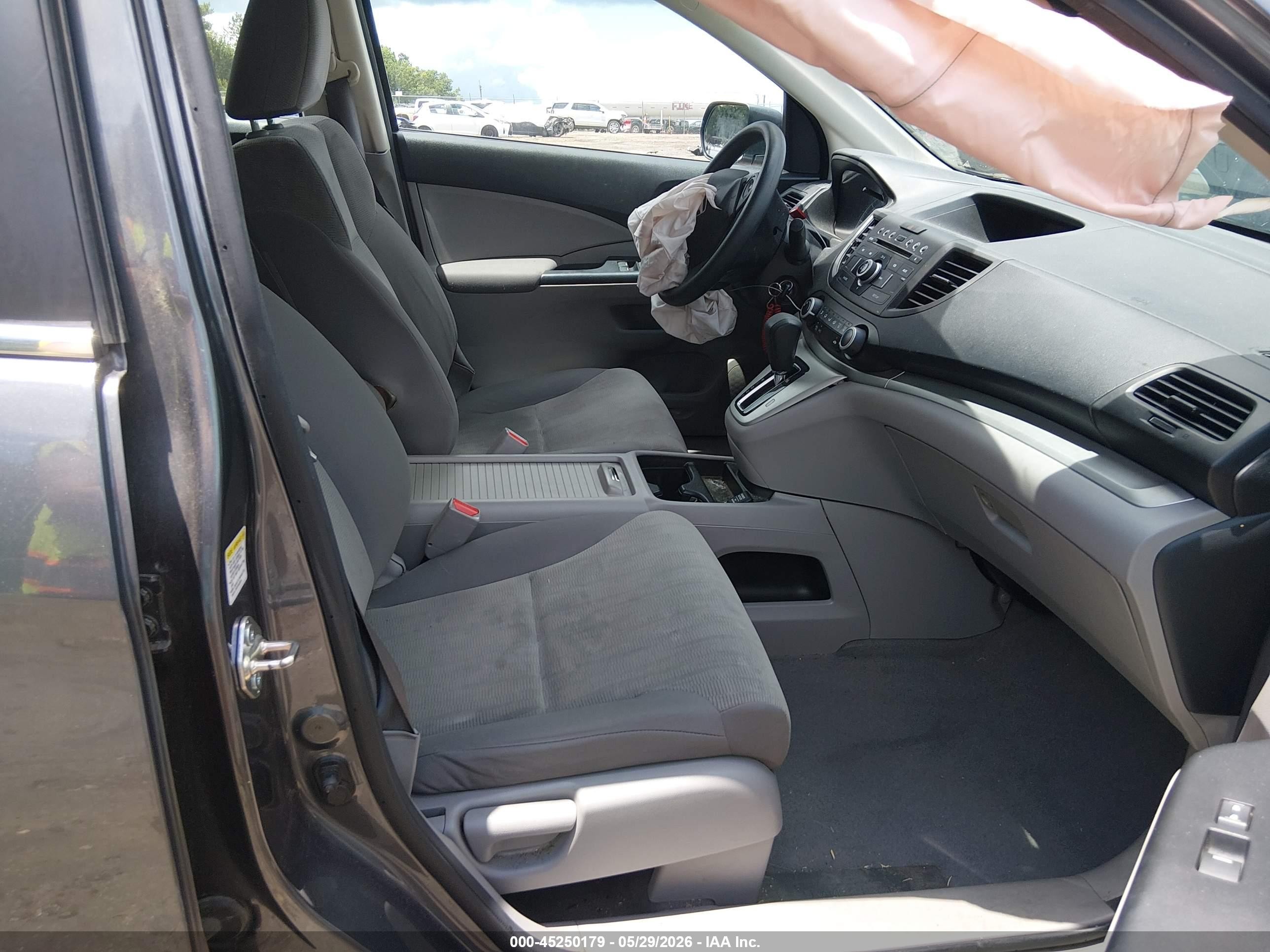 2013 Honda Cr-v Lx Gray vin: 3CZRM3H39DG709985