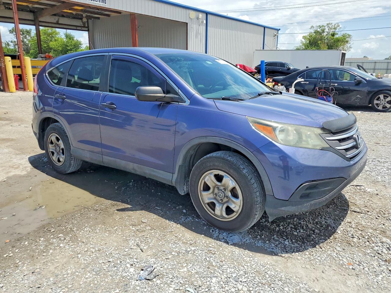 2013 Honda Cr-v Lx Blue vin: 3CZRM3H39DG710456
