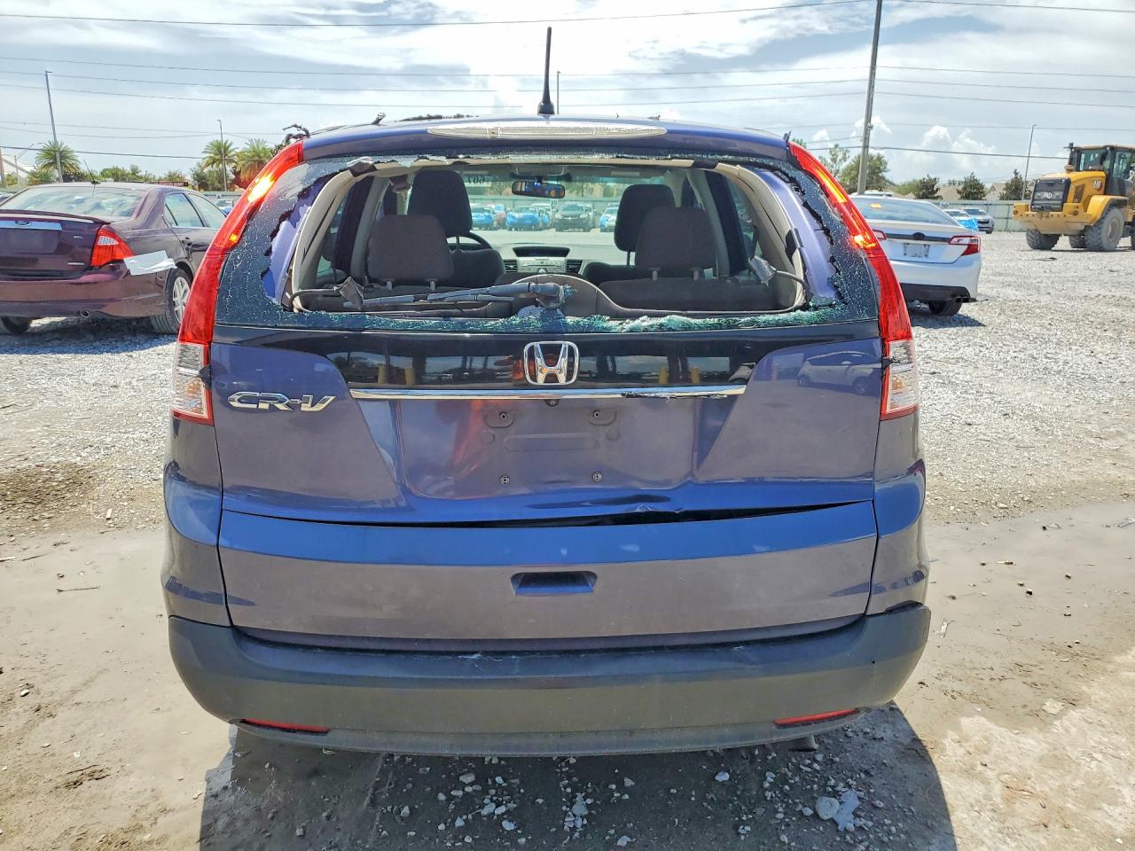 2013 Honda Cr-v Lx Blue vin: 3CZRM3H39DG710456