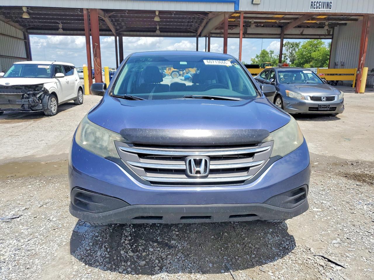 2013 Honda Cr-v Lx Blue vin: 3CZRM3H39DG710456