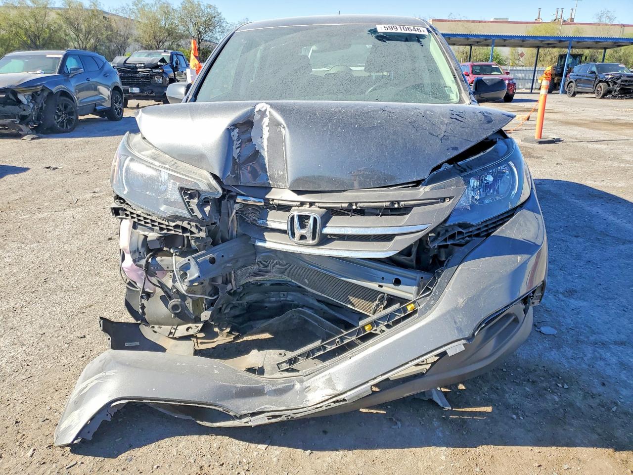 2013 Honda Cr-v Lx Gray vin: 3CZRM3H39DG712353
