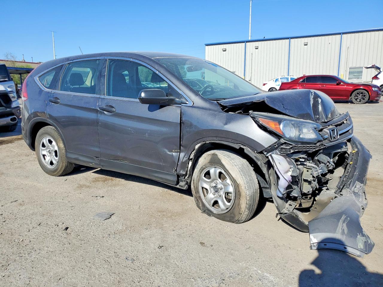 2013 Honda Cr-v Lx Gray vin: 3CZRM3H39DG712353