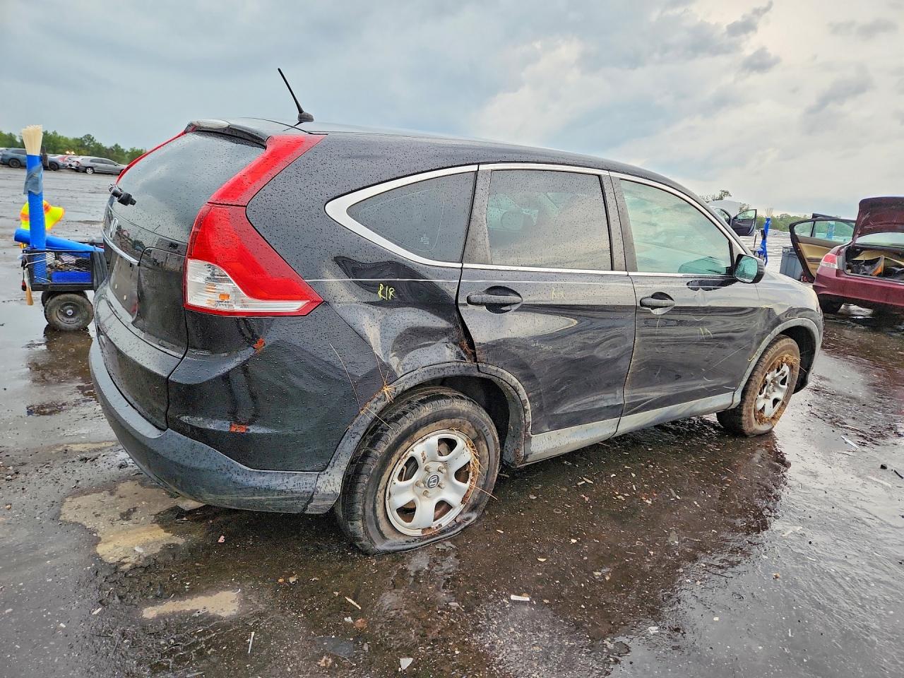 2014 Honda Cr-v Lx Black vin: 3CZRM3H39EG712922