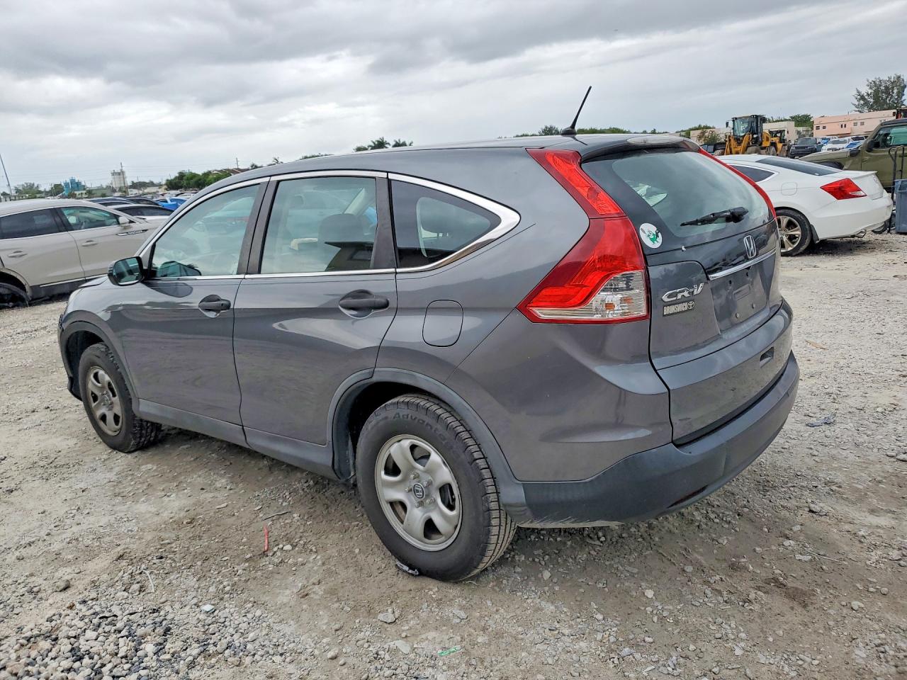 2014 Honda Cr-v Lx Gray vin: 3CZRM3H39EG715528