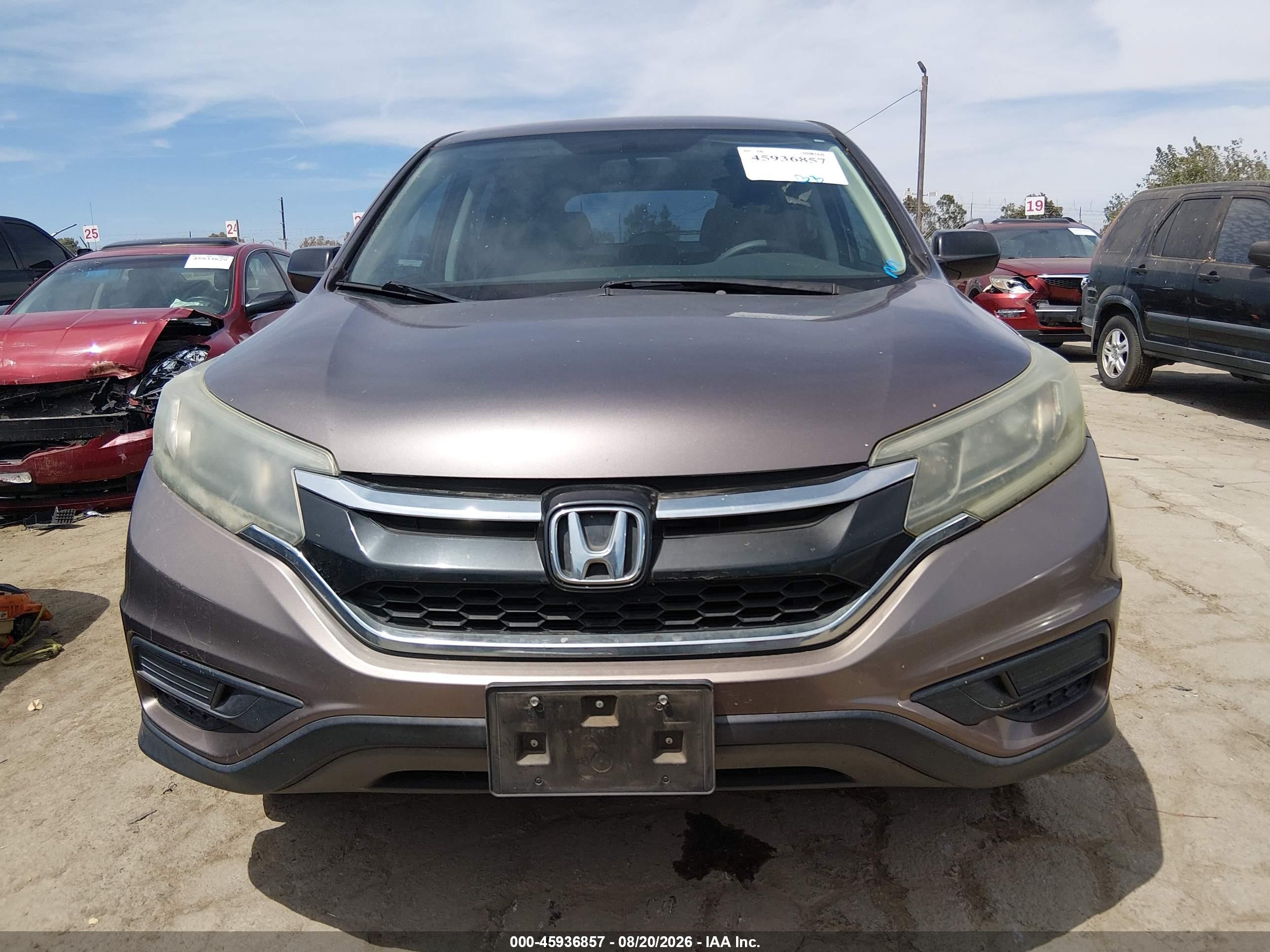 2015 Honda Cr-v Lx Silver vin: 3CZRM3H39FG714882
